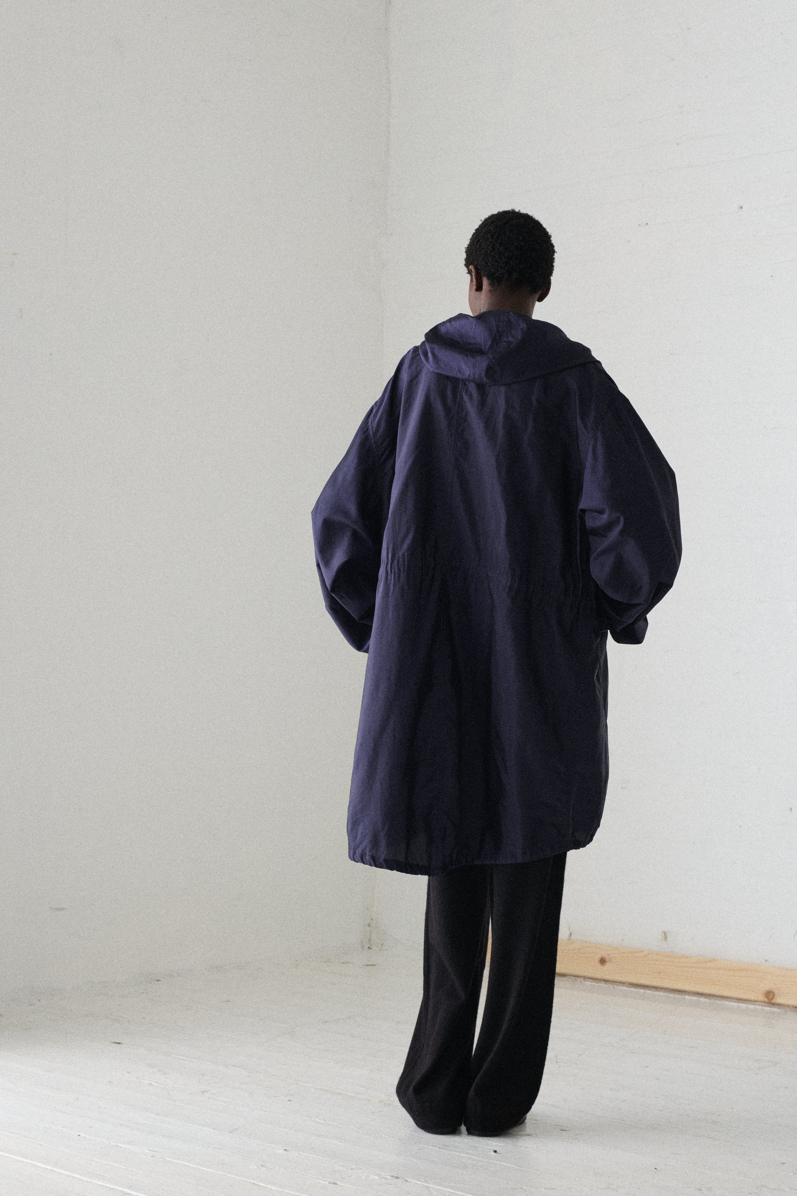1990s Dries Van Noten Navy Parka - Desert Vintage