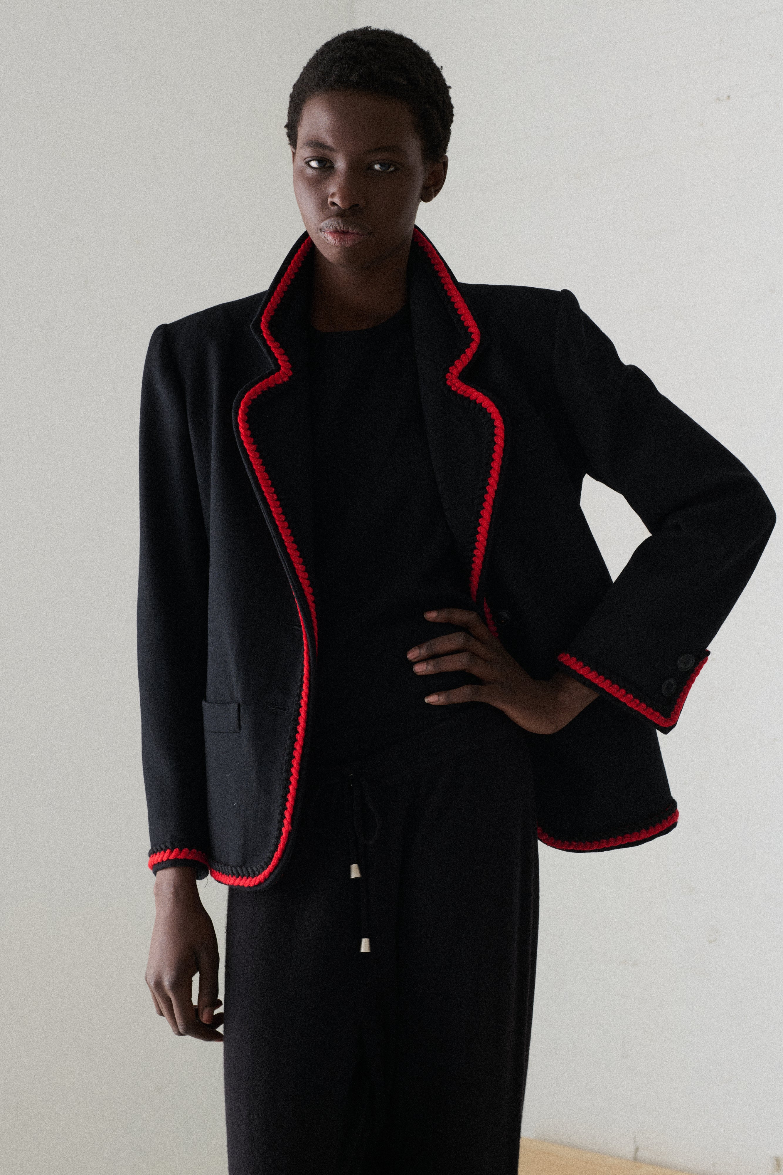 Ysl Black Wool Suit Coat - Desert Vintage