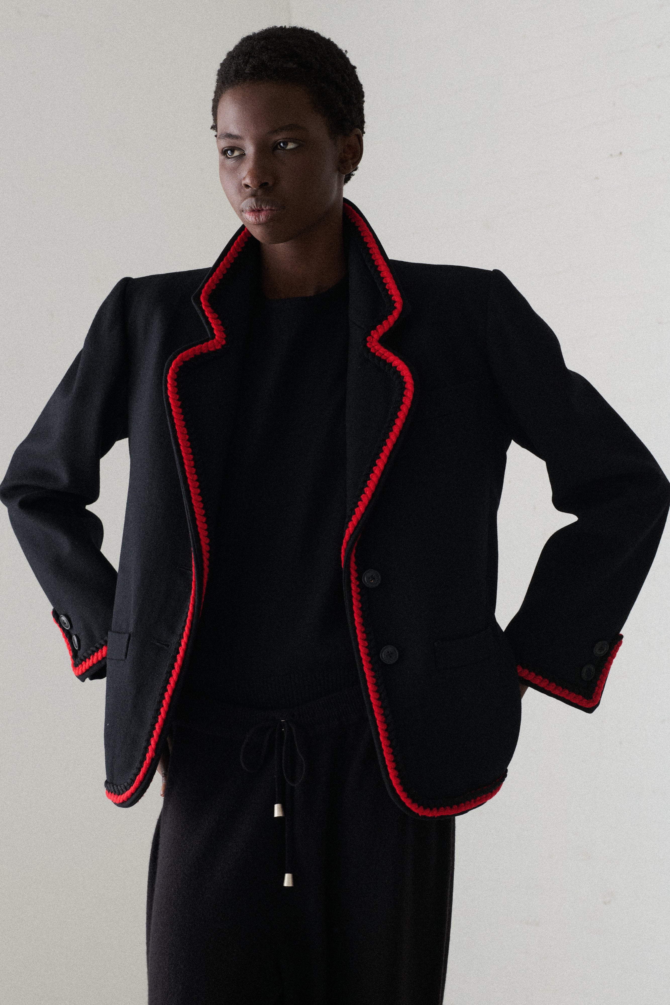 Ysl Black Wool Suit Coat - Desert Vintage