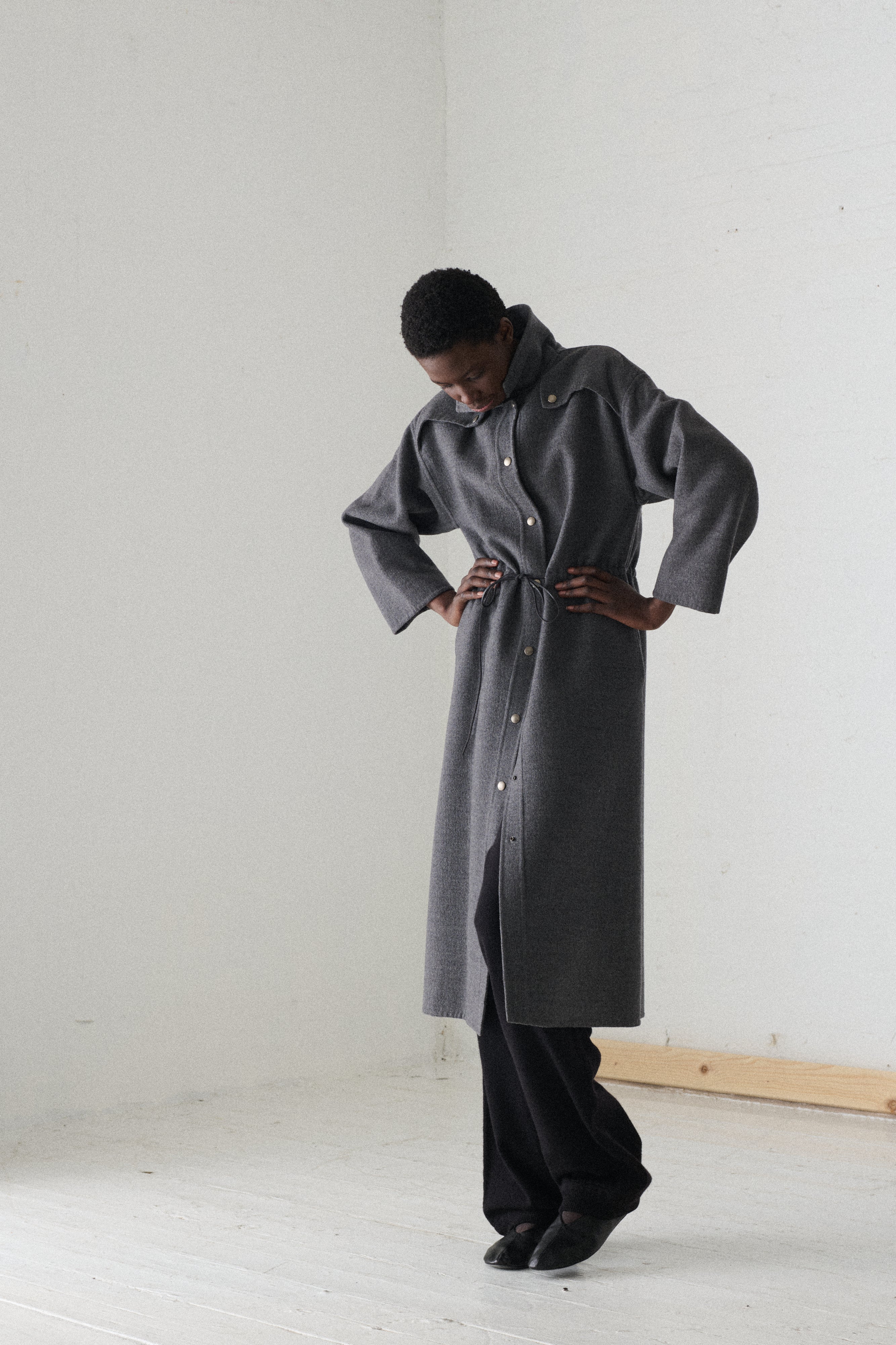 Beene Grey Wool Dress - Desert Vintage