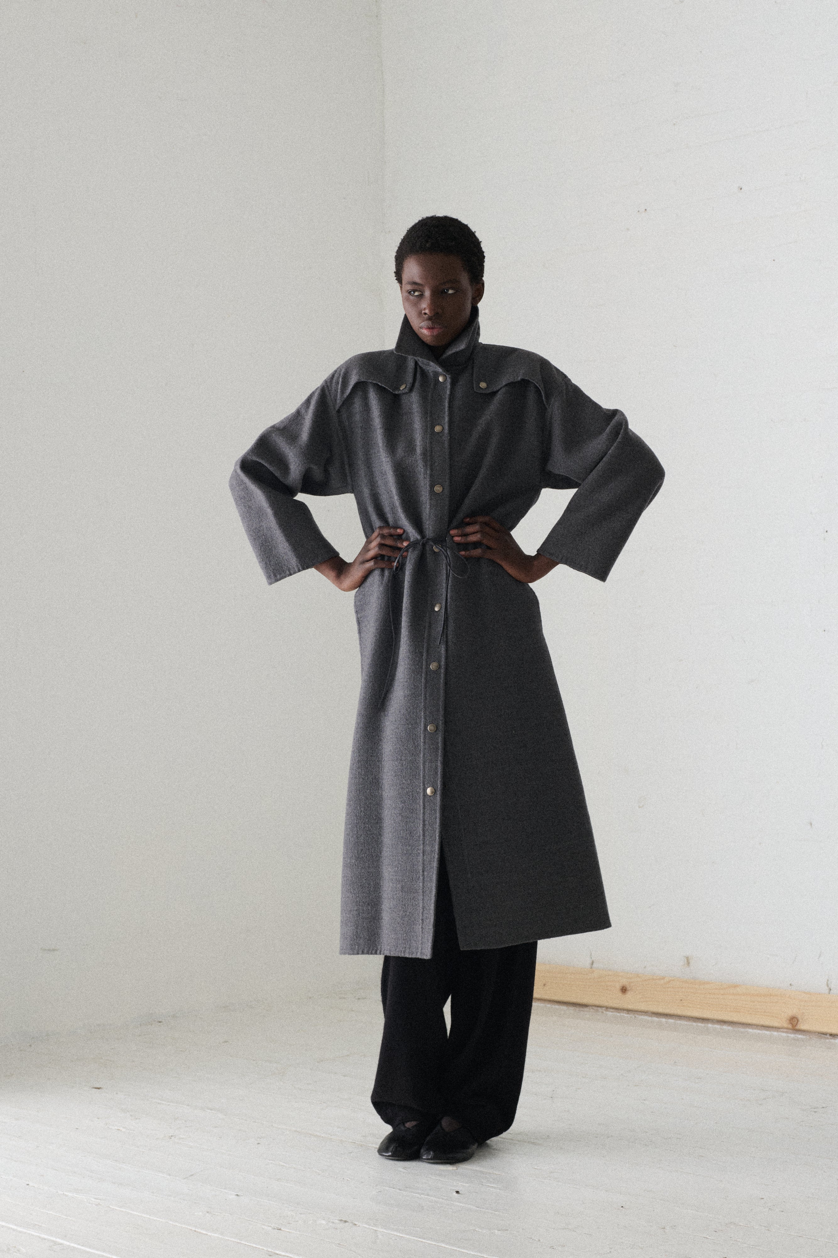 Beene Grey Wool Dress - Desert Vintage