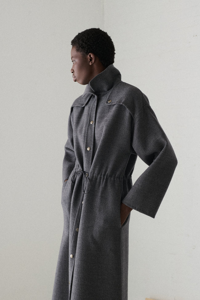 Beene Grey Wool Dress - Desert Vintage