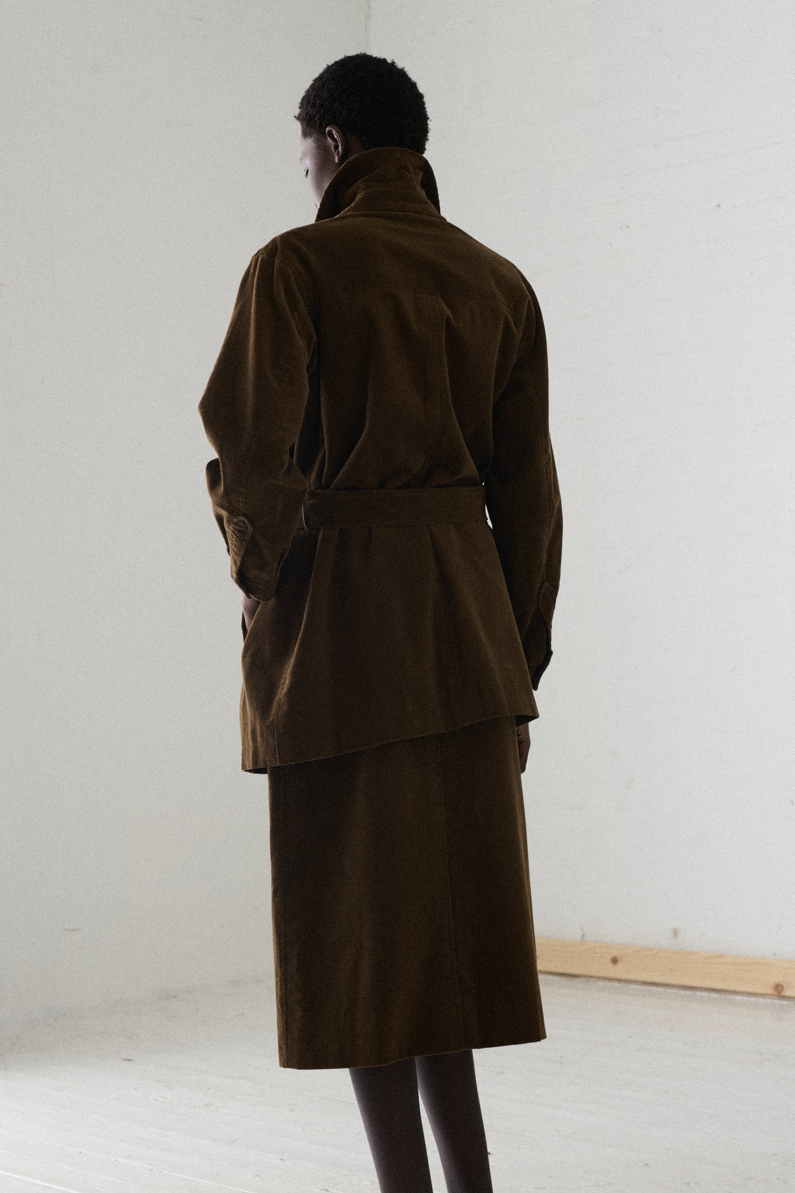 Ysl Brown Corduroy Suit - Desert Vintage