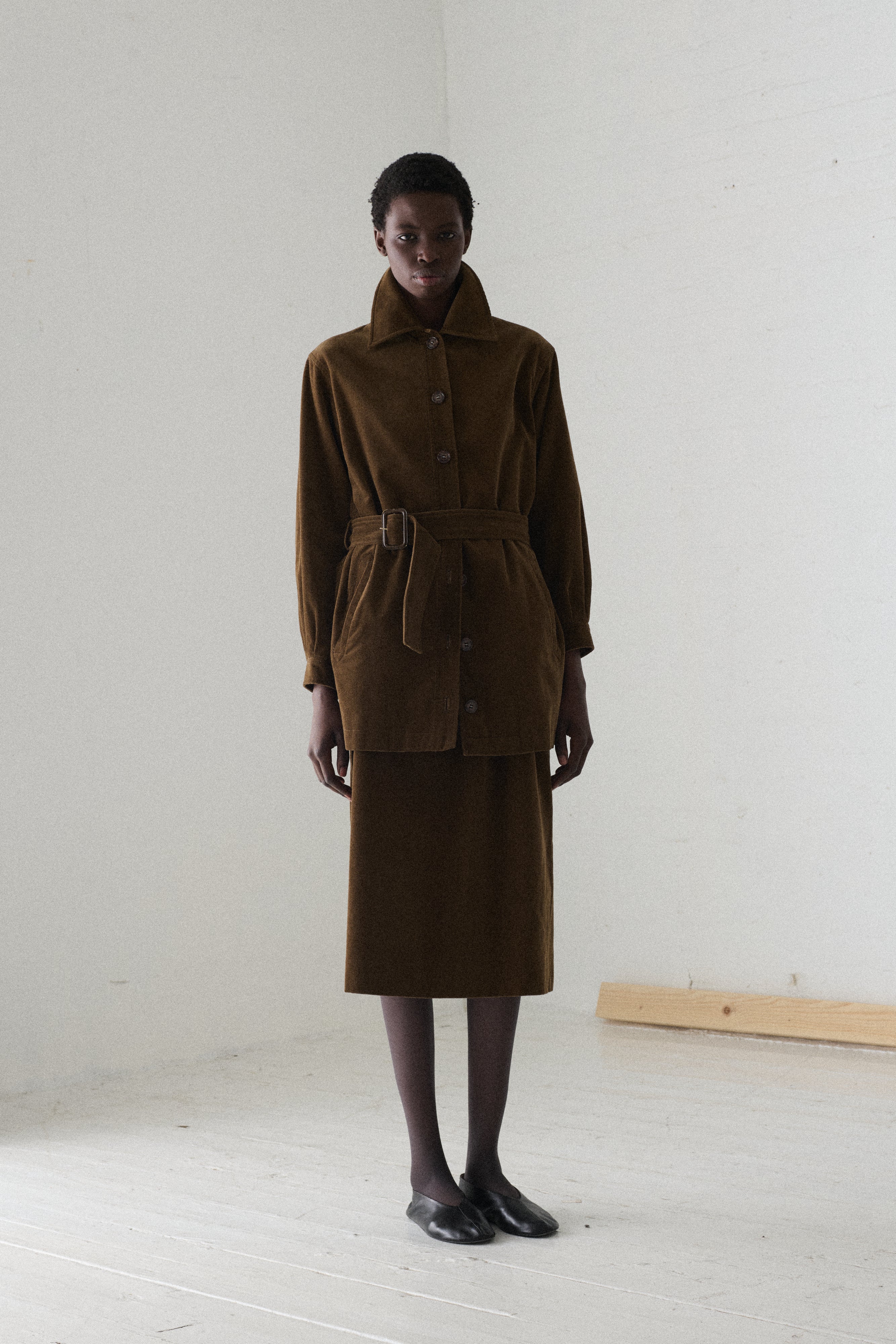 Ysl Brown Corduroy Suit - Desert Vintage