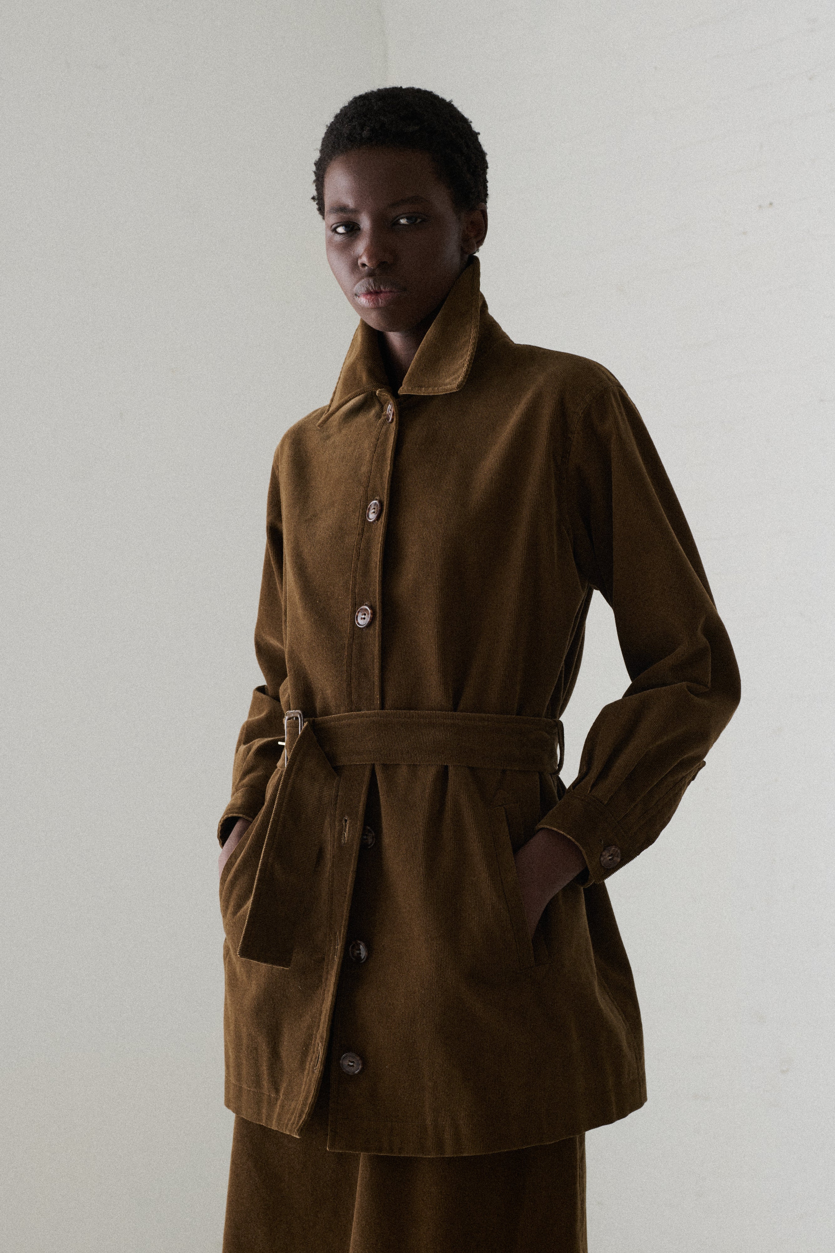 Ysl Brown Corduroy Suit - Desert Vintage