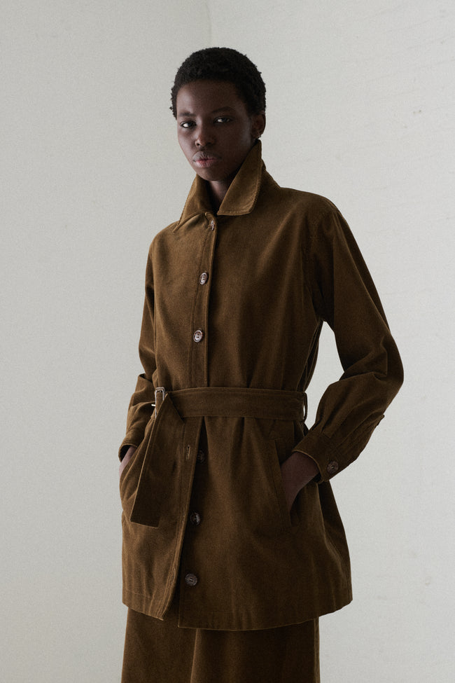 Ysl Brown Corduroy Suit - Desert Vintage