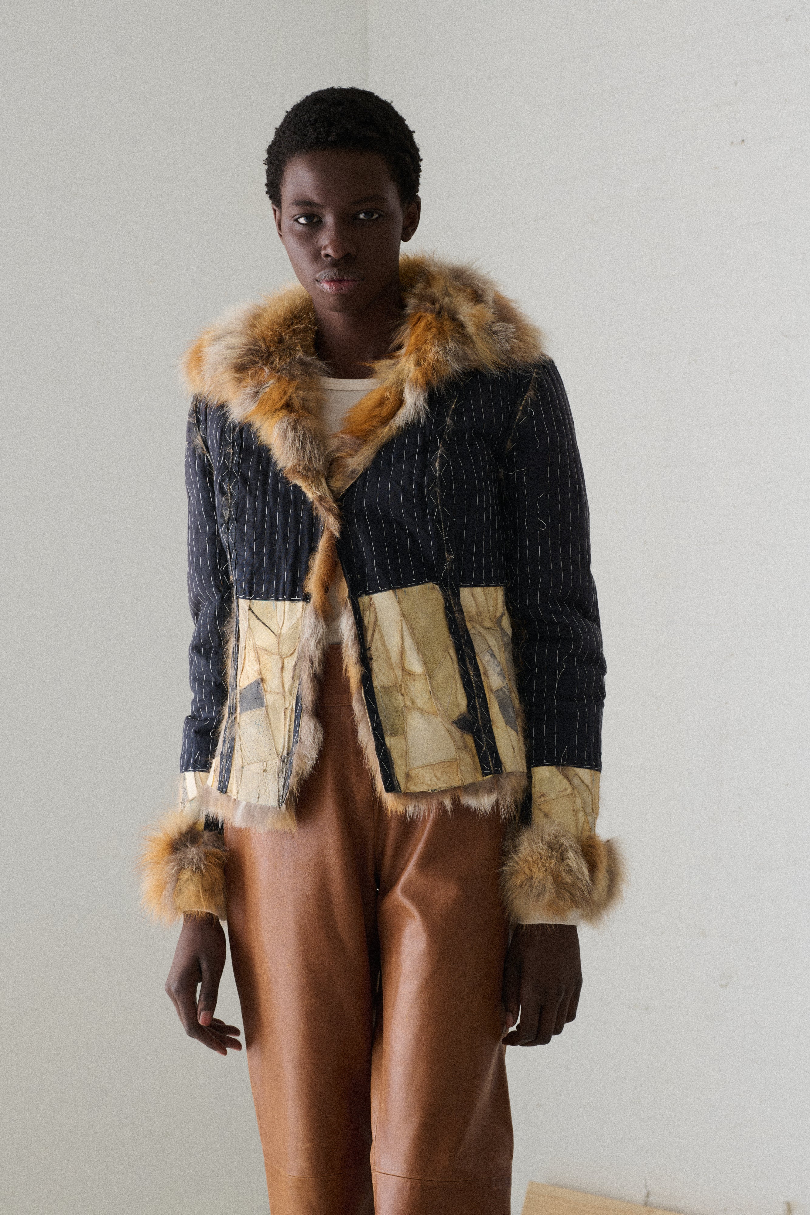 FW 2001 Galliano era Dior Fox Coat - Desert Vintage