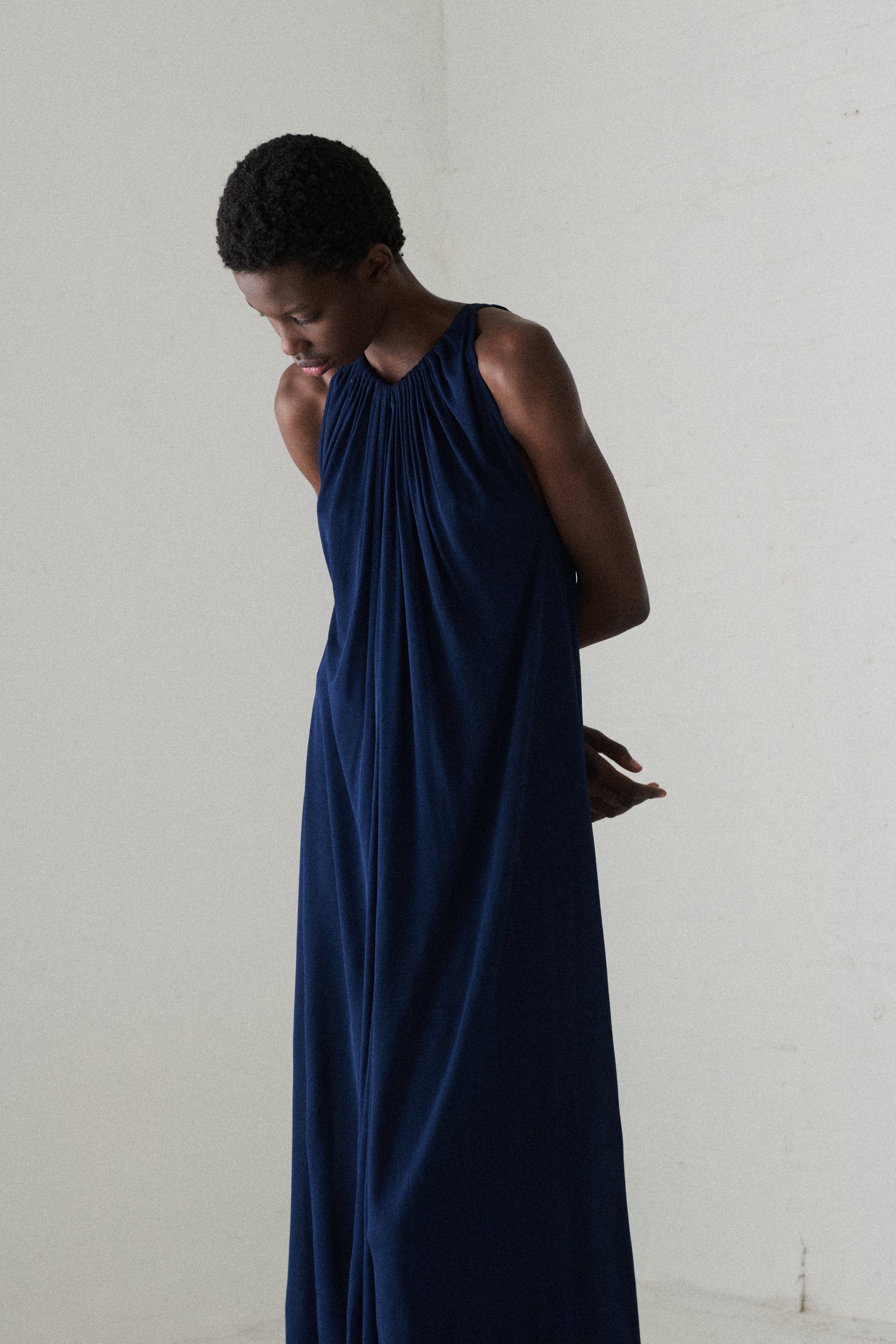 1970s Ysl Blue Dress - Desert Vintage