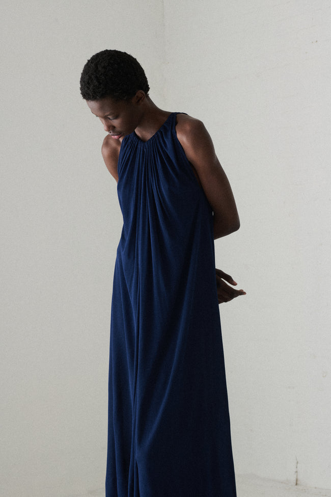 1970s Ysl Blue Dress - Desert Vintage