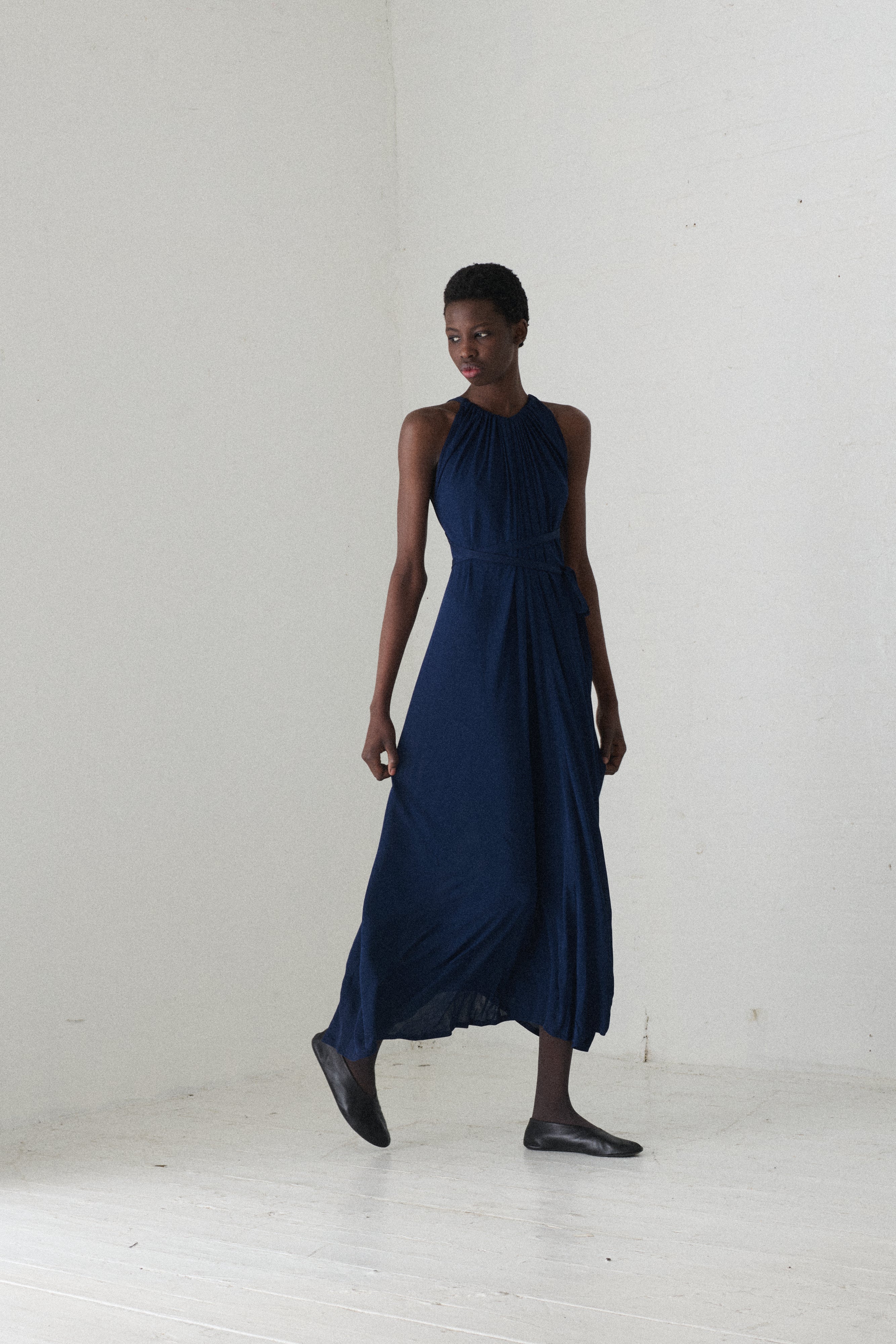 1970s Ysl Blue Dress - Desert Vintage