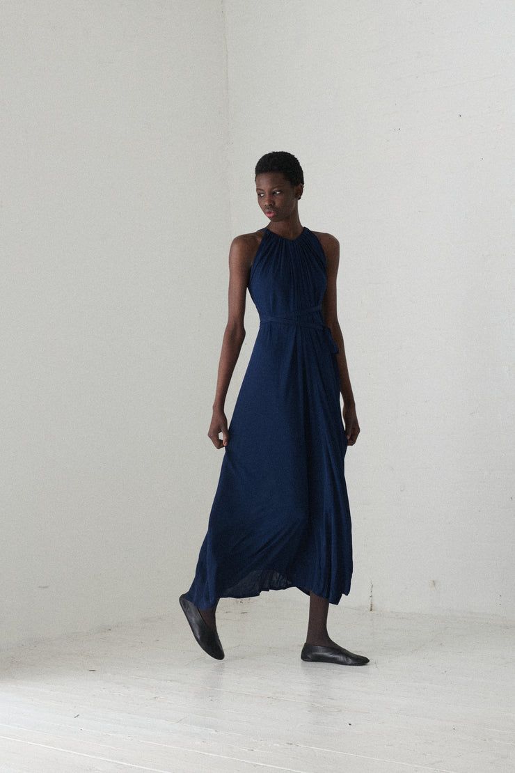 1970s Ysl Blue Dress - Desert Vintage