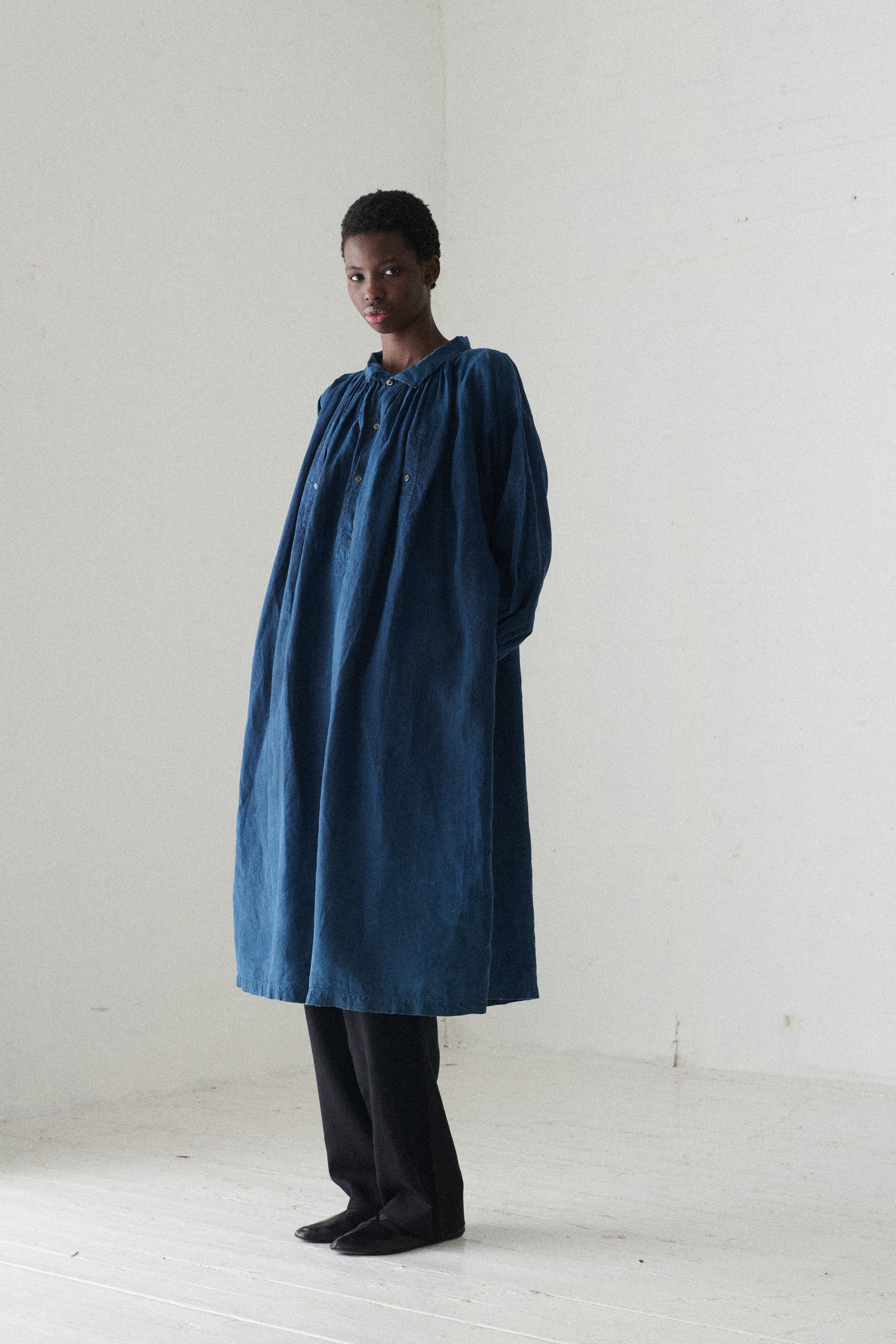 Cotton Chambray Tunic - Desert Vintage