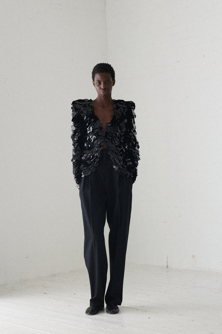 Galanos Paillette Cardigan - Desert Vintage