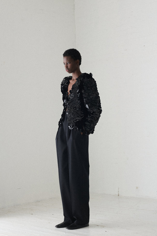 Galanos Paillette Cardigan - Desert Vintage