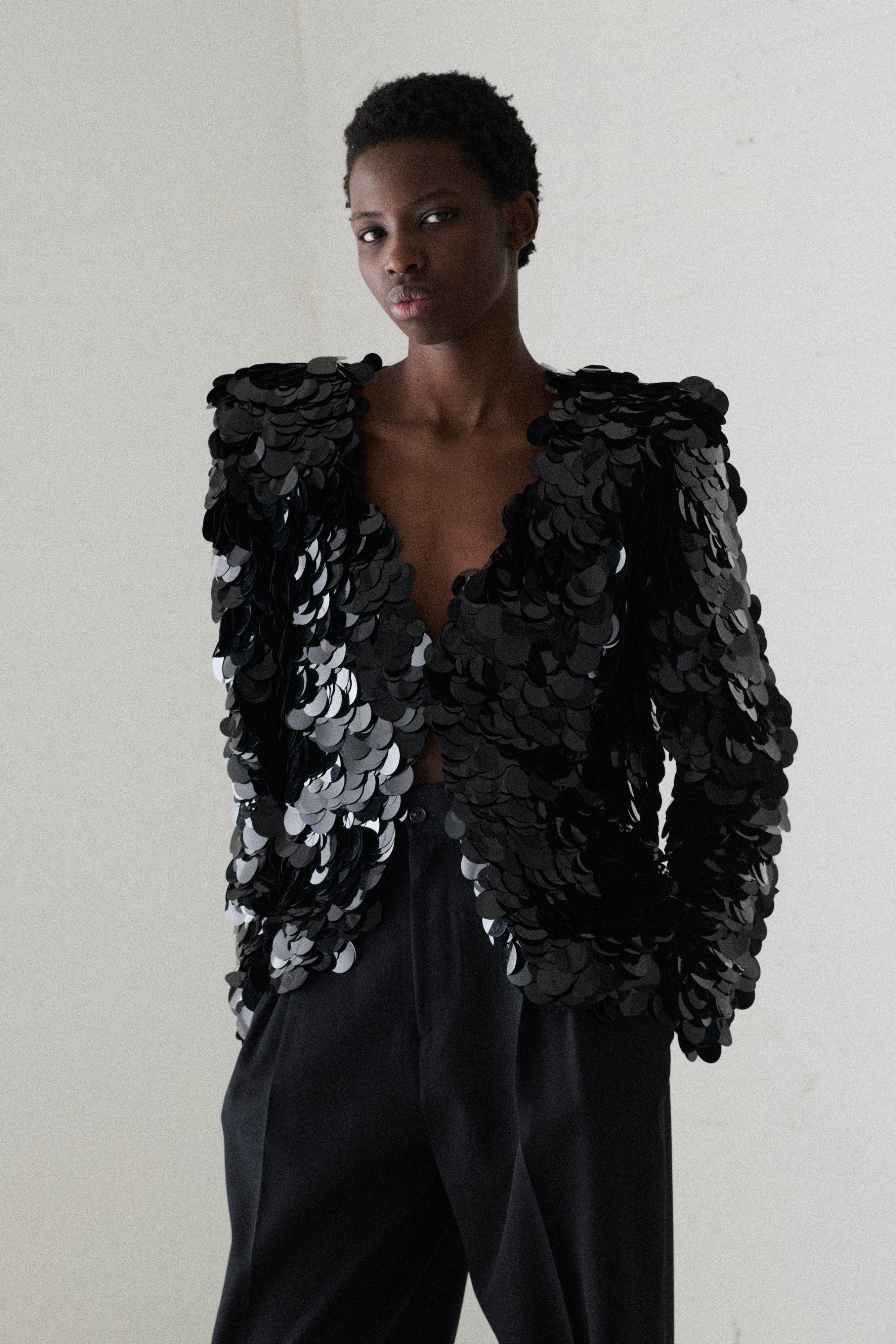 Galanos Paillette Cardigan - Desert Vintage