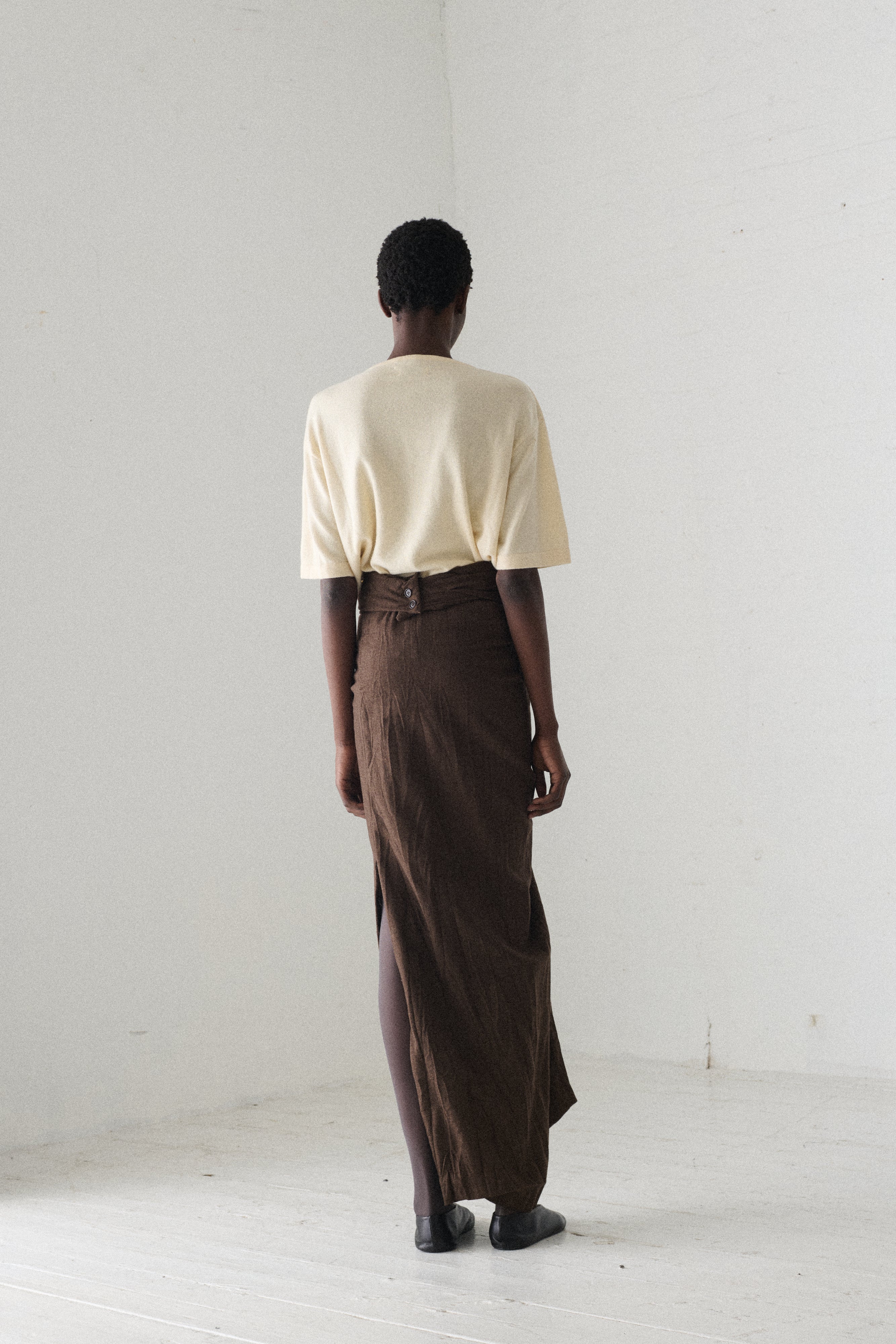 1994 Romeo Gigli Brown Skirt - Desert Vintage