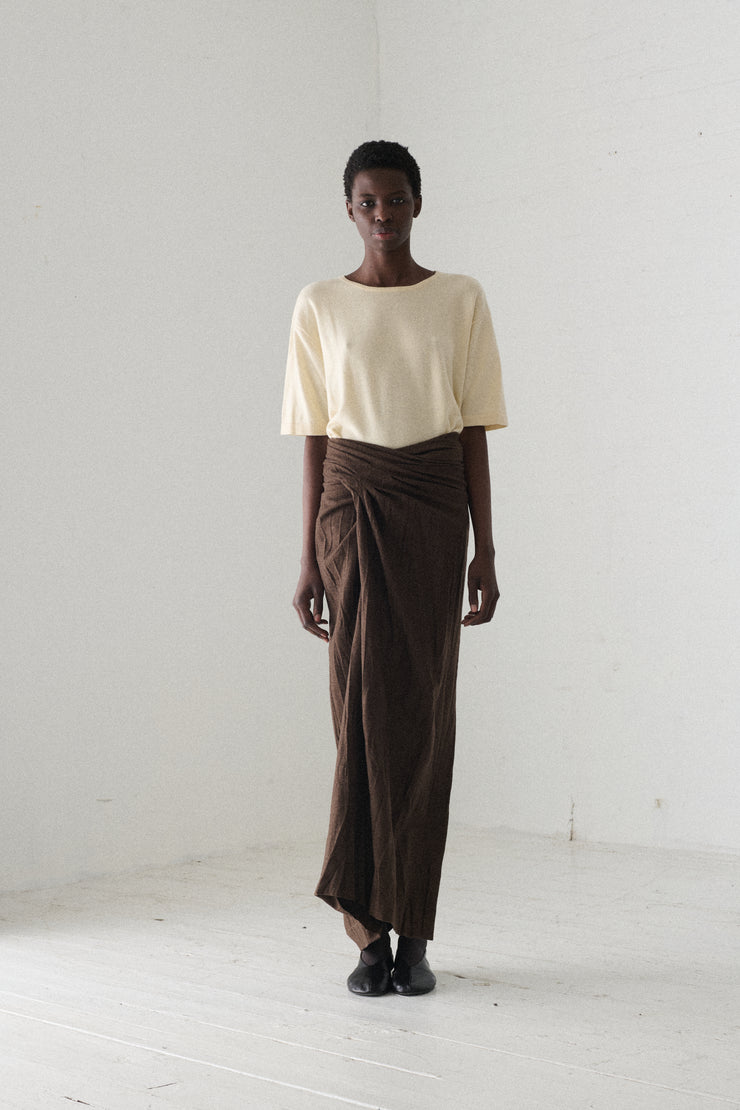 1994 Romeo Gigli Brown Skirt - Desert Vintage