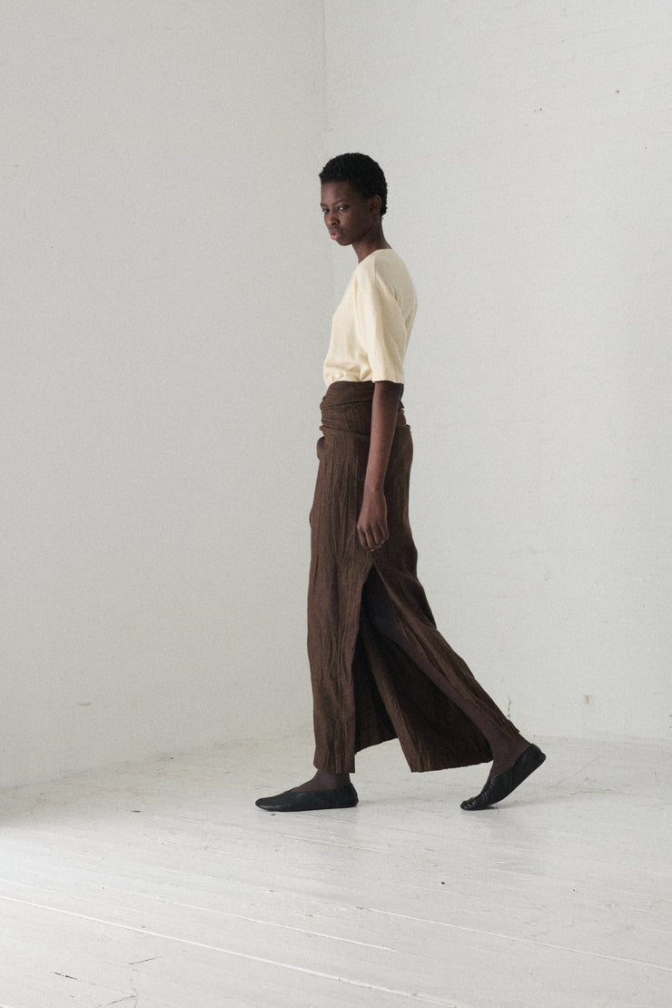 1994 Romeo Gigli Brown Skirt - Desert Vintage