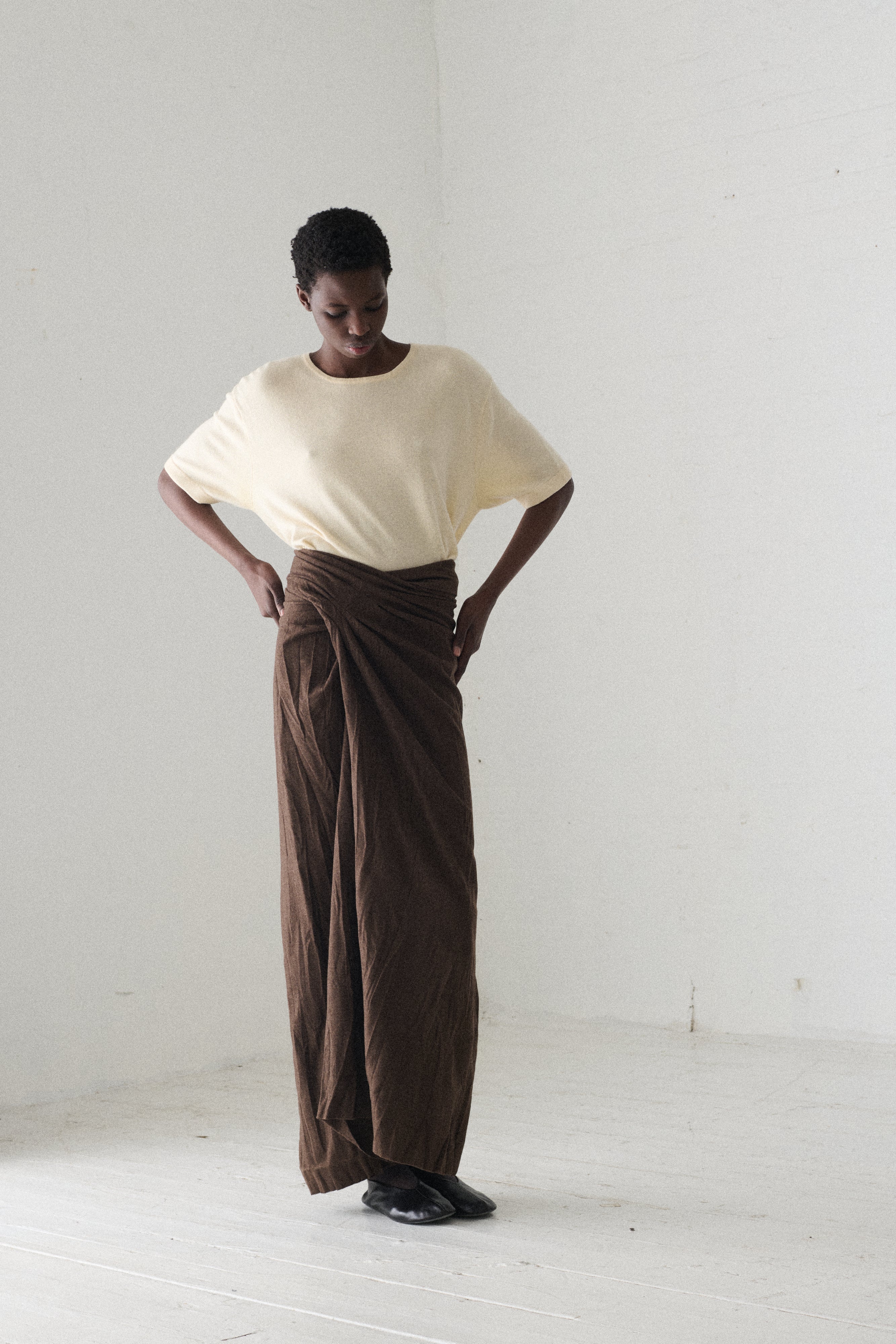 1994 Romeo Gigli Brown Skirt - Desert Vintage