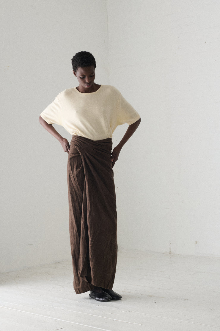 1994 Romeo Gigli Brown Skirt - Desert Vintage