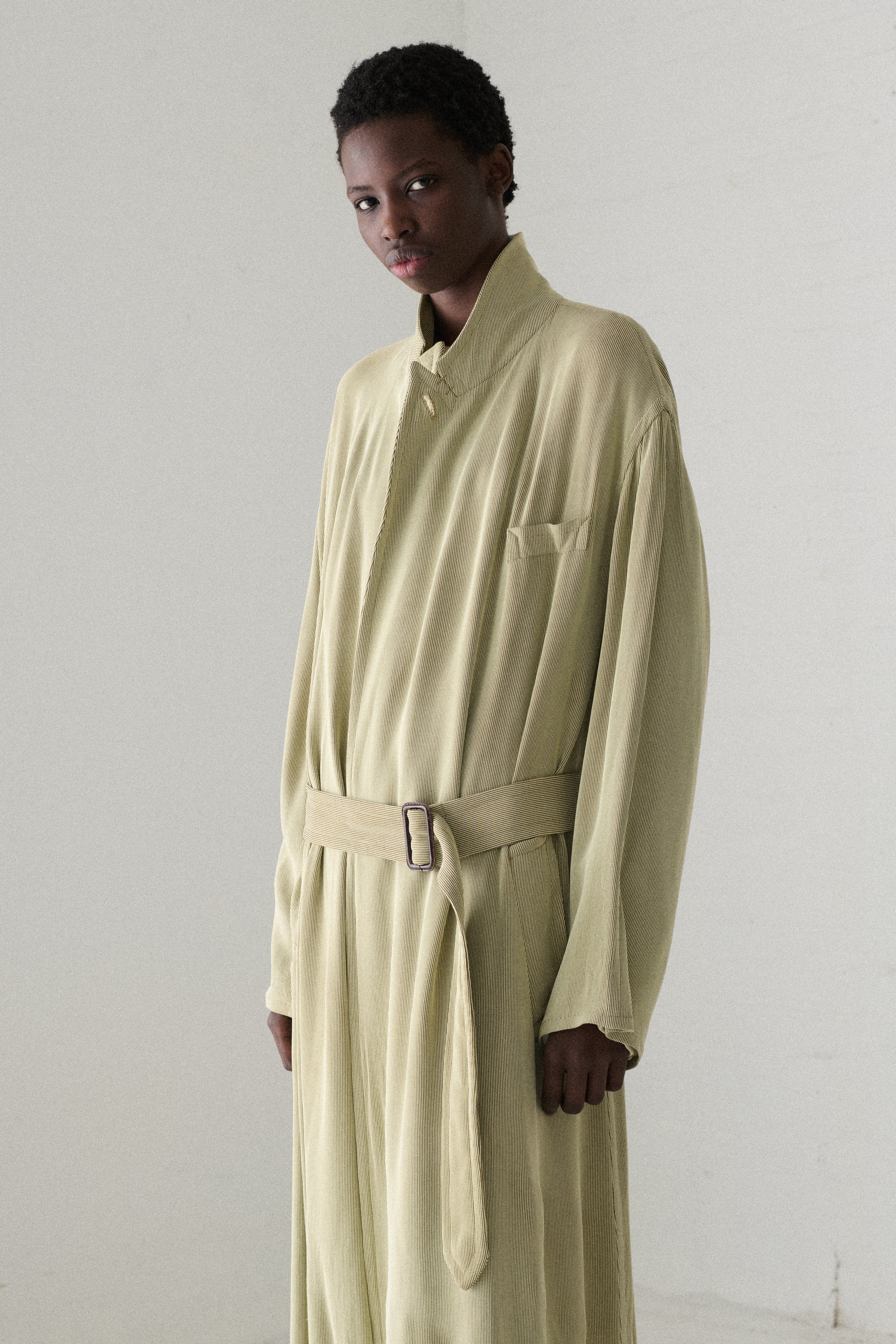 1990s JPG Peridot Stripe Ensemble - Desert Vintage