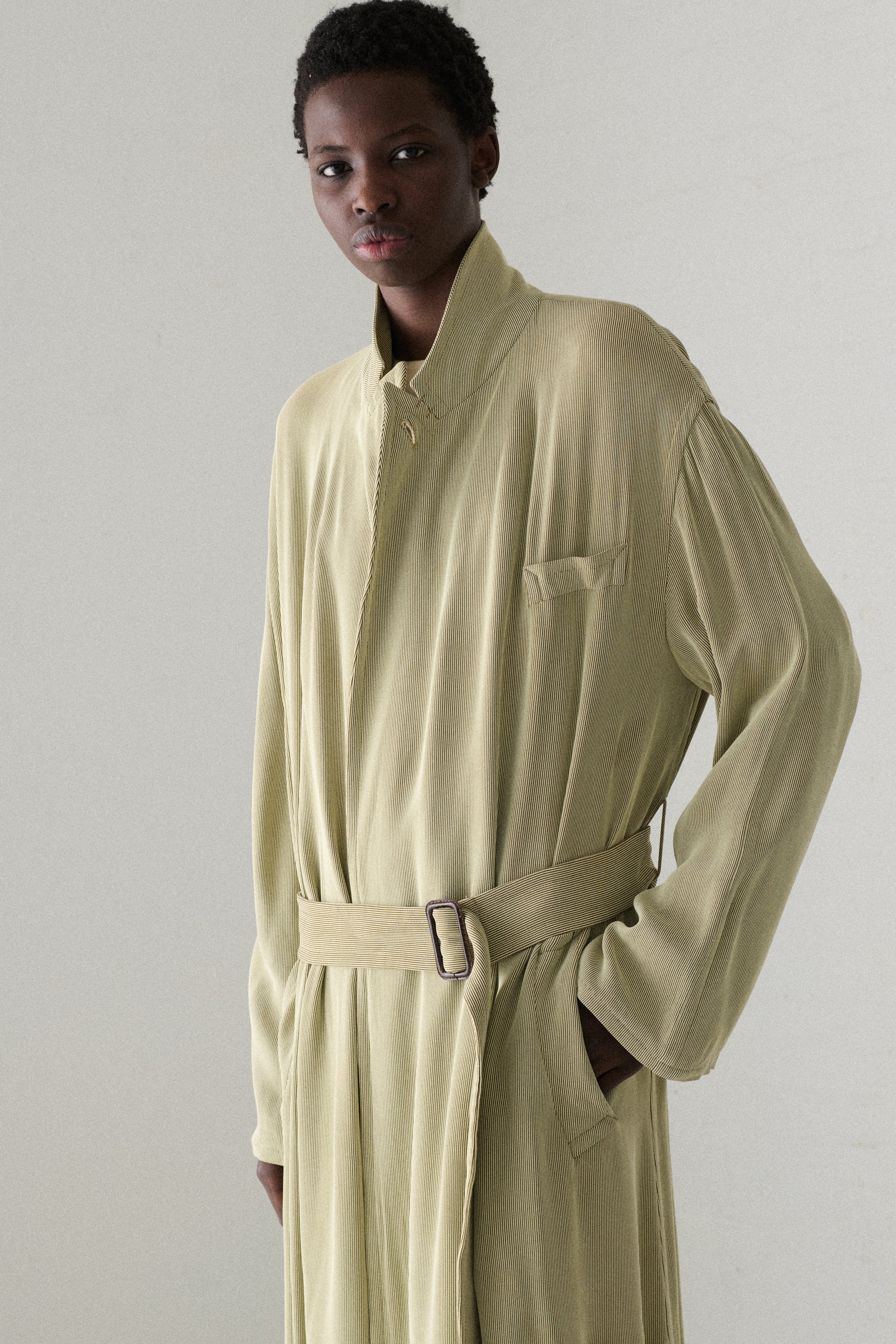 1990s JPG Peridot Stripe Ensemble - Desert Vintage