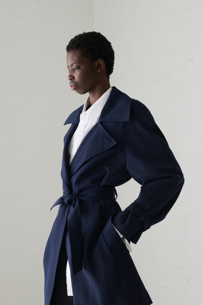 Montana Navy Trench - Desert Vintage