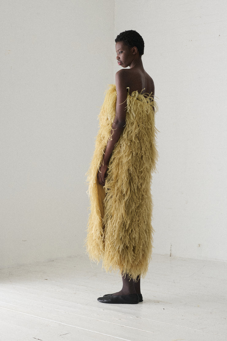 Dries Van Noten Ostrich Skirt - Desert Vintage