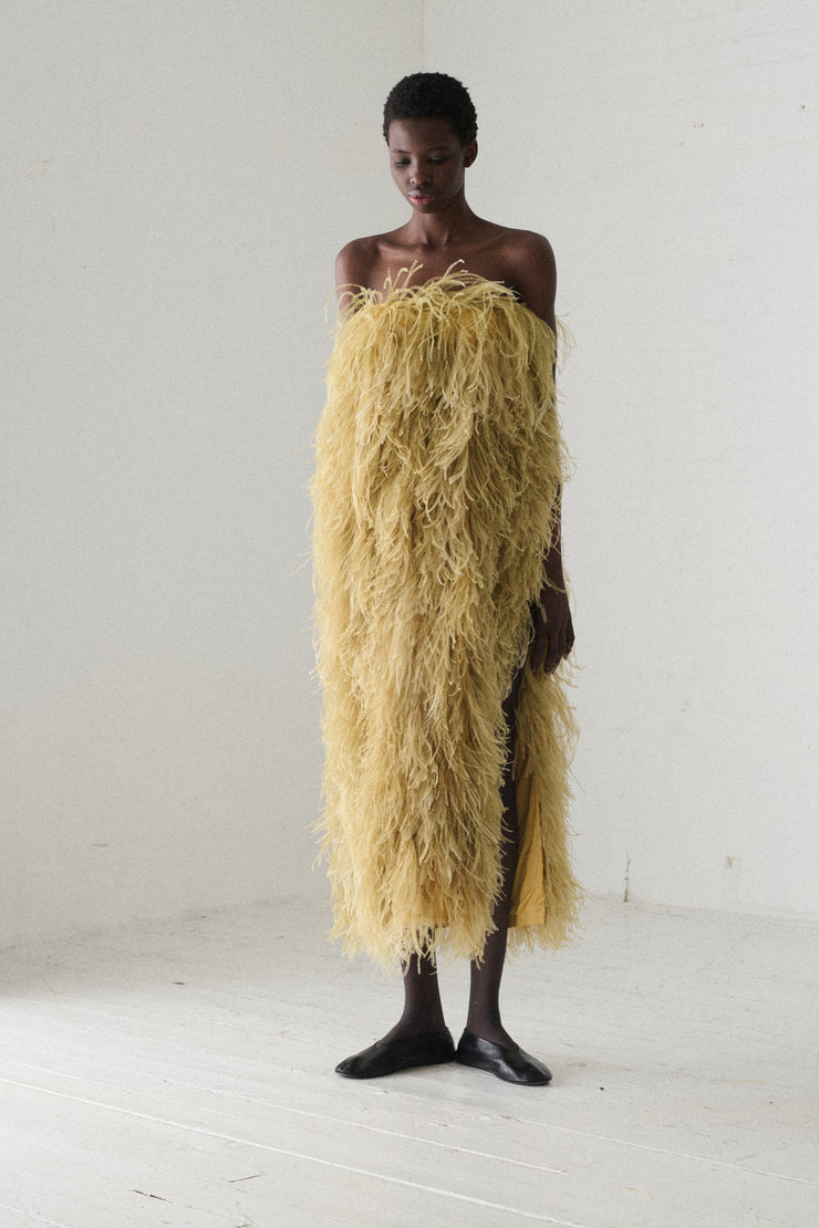 Dries Van Noten Ostrich Skirt - Desert Vintage