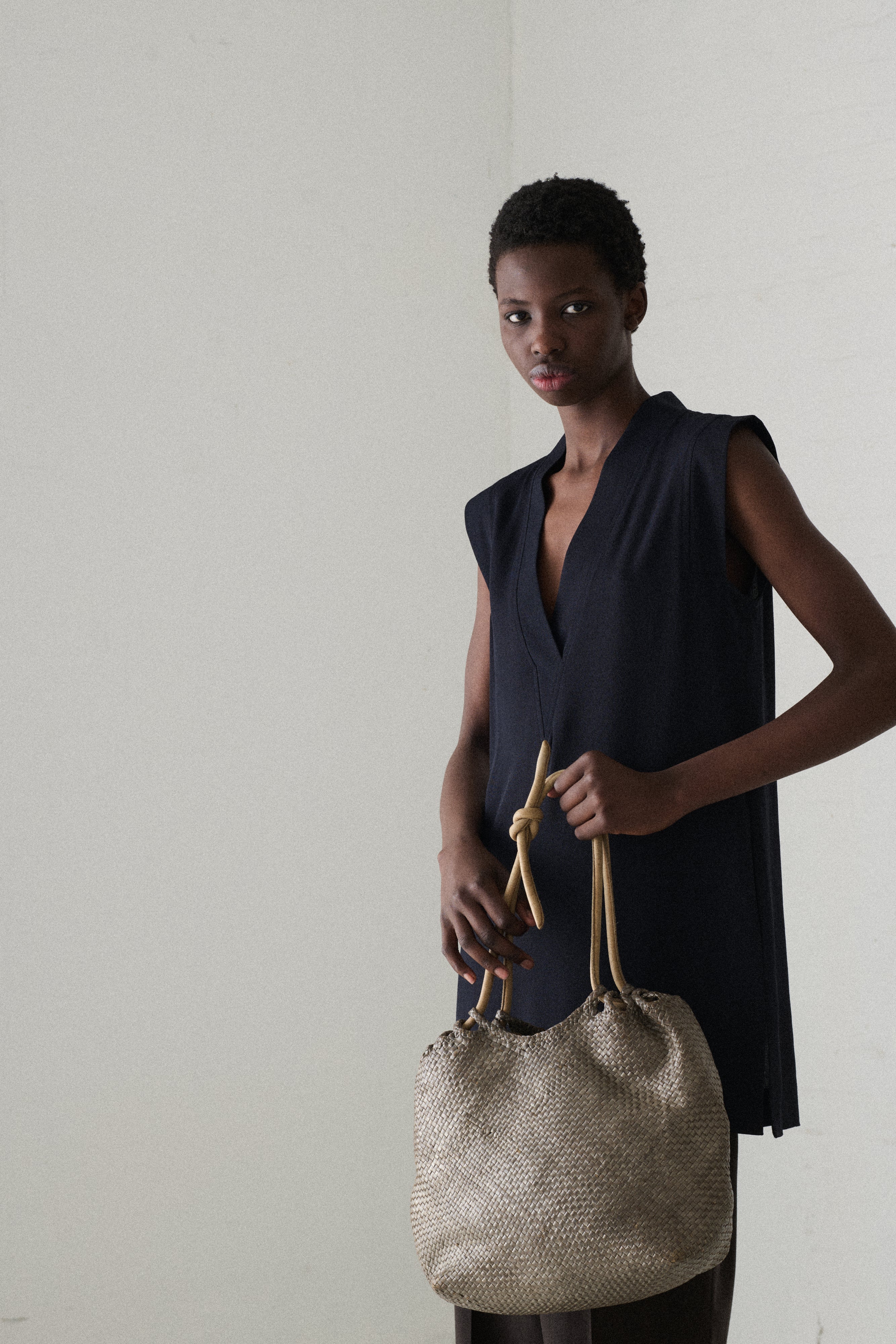 Jurgen Lehl Woven Leather Bag - Desert Vintage