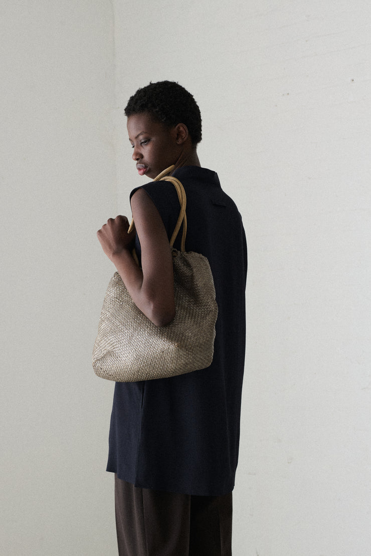 Jurgen Lehl Woven Leather Bag - Desert Vintage