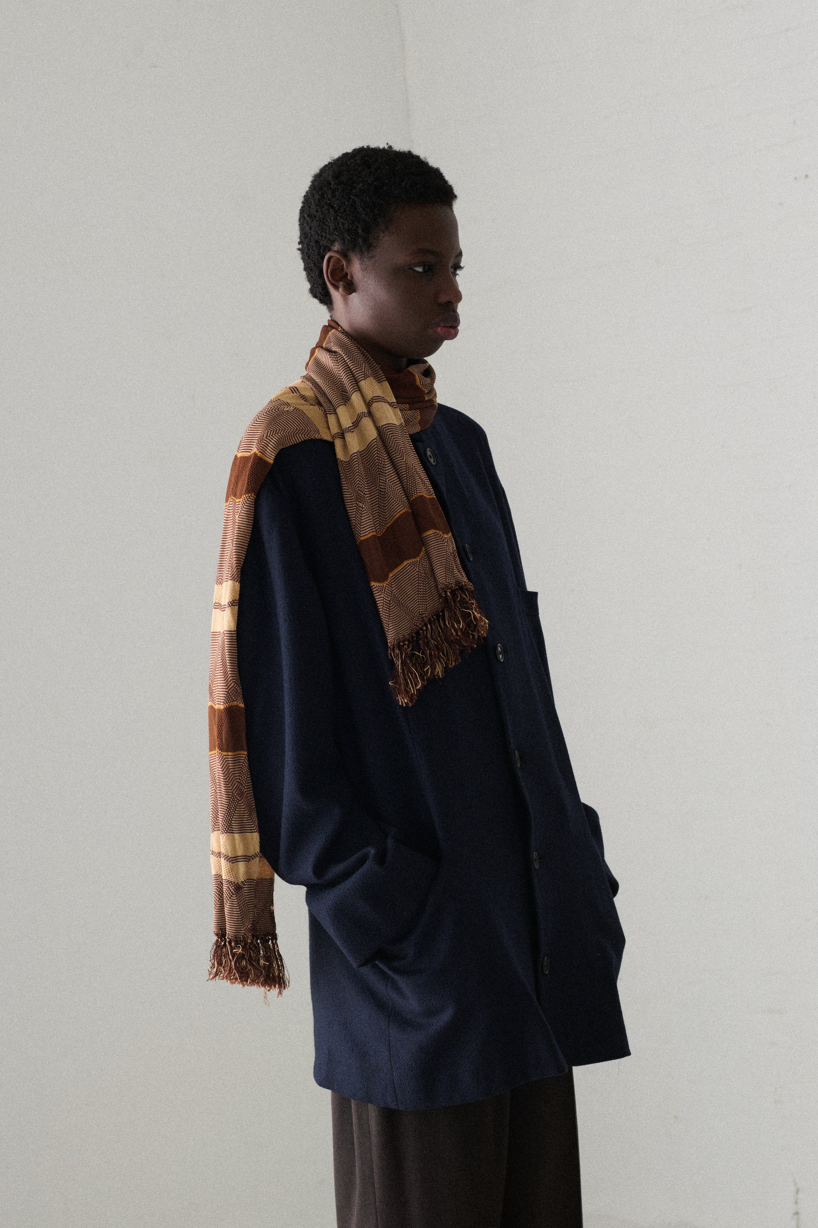 1930s Stripe Scarf - Desert Vintage