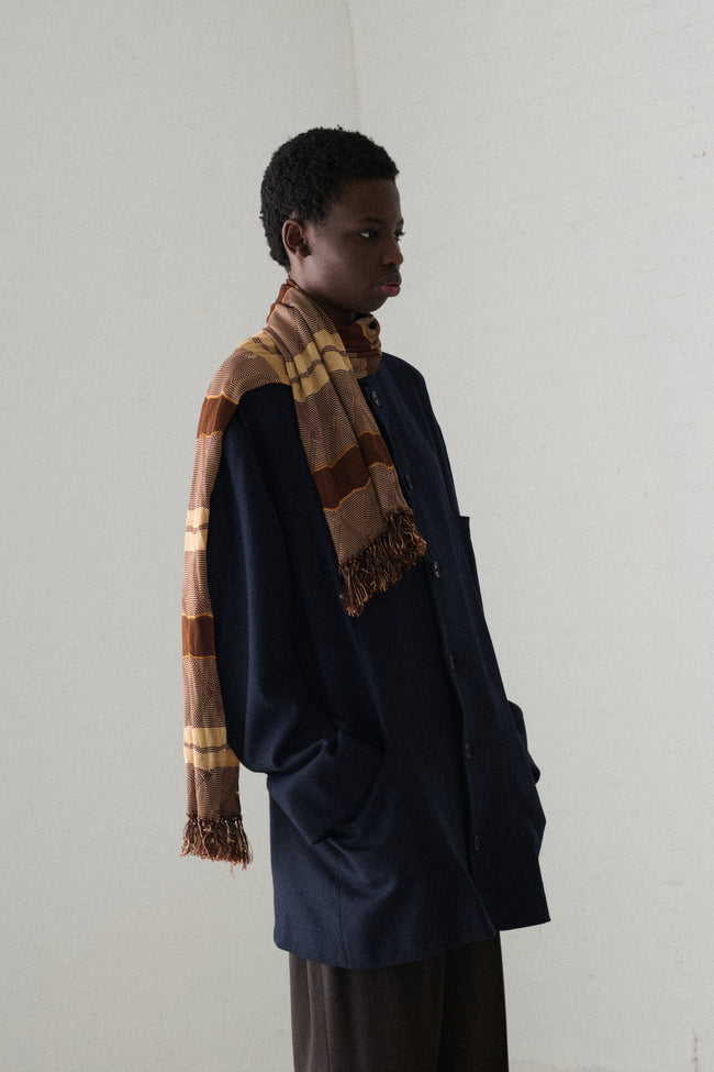 1930s Stripe Scarf - Desert Vintage