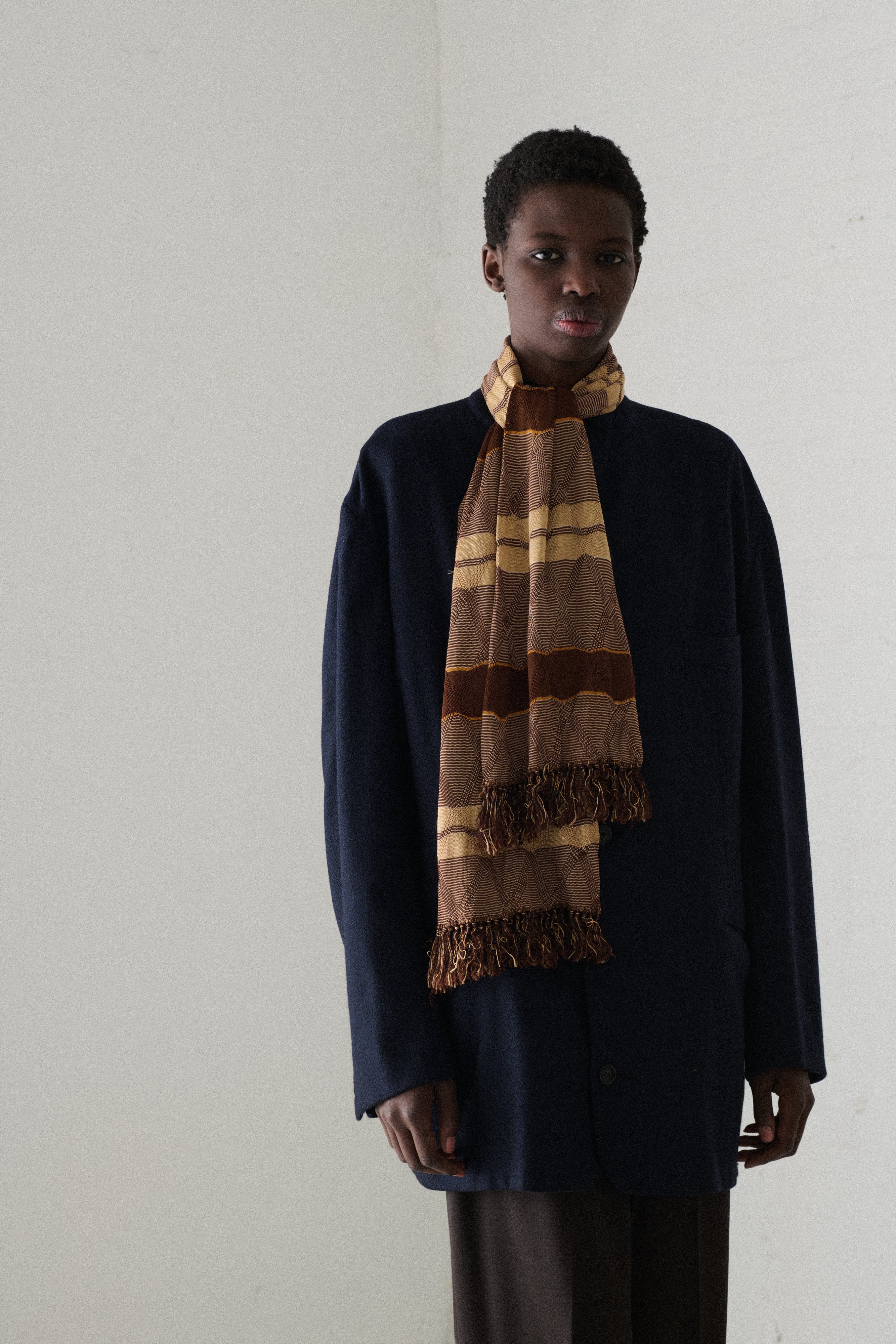 1930s Stripe Scarf - Desert Vintage