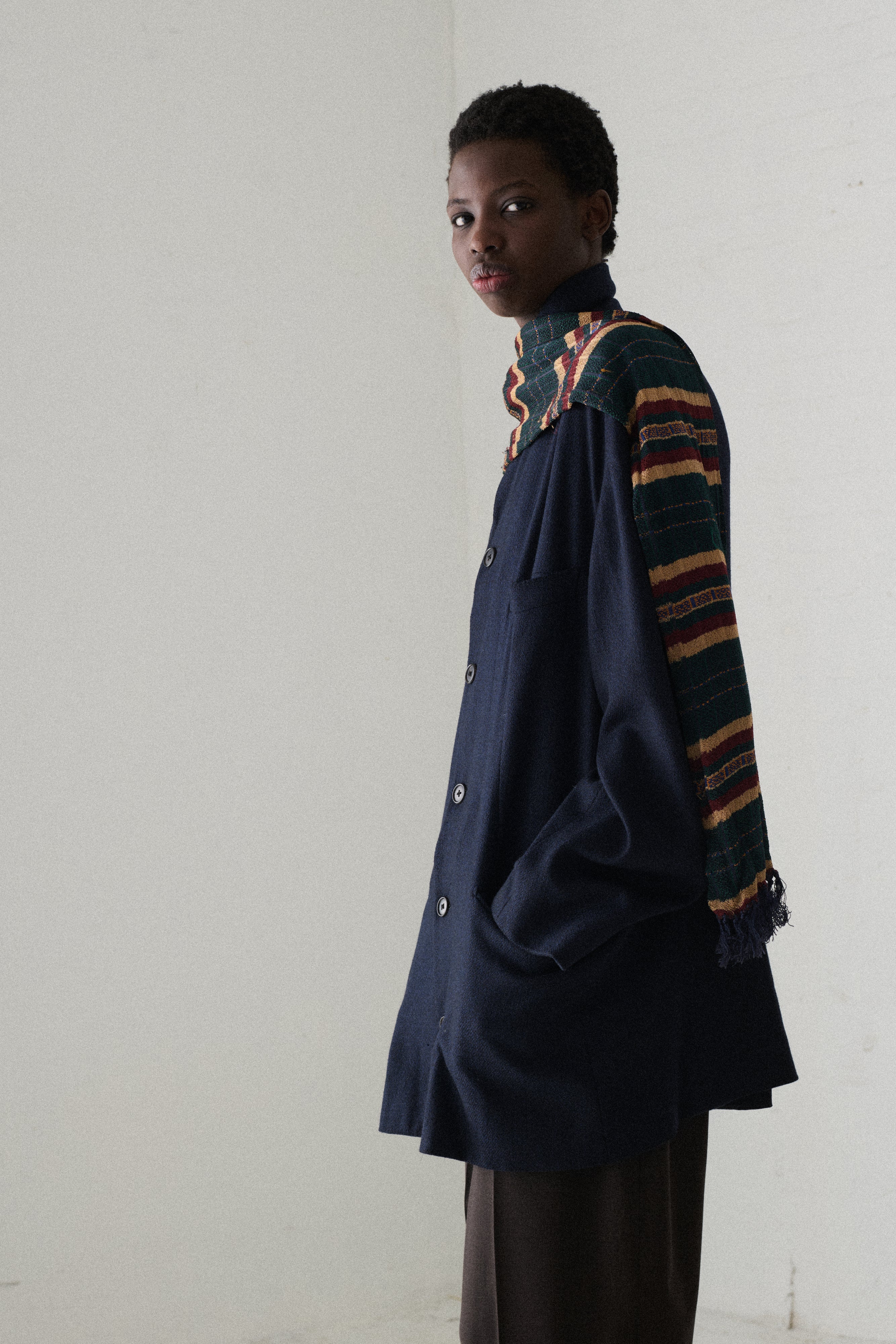 1930s Stripe Scarf - Desert Vintage