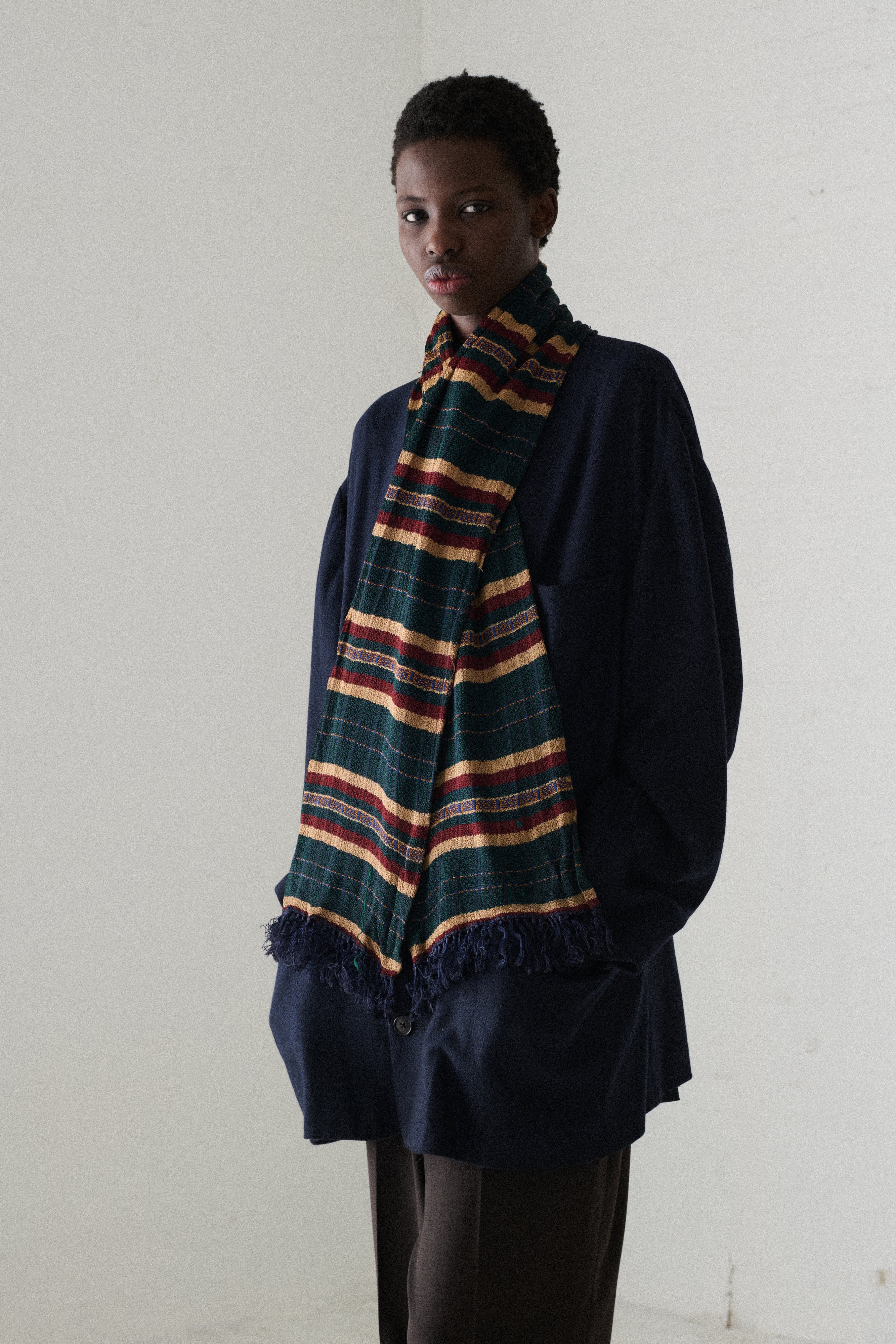 1930s Stripe Scarf - Desert Vintage