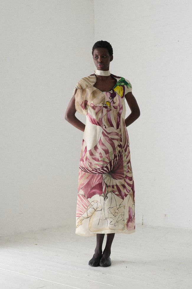 SS 2008 Prada Silk Dress - Desert Vintage SS 2008 Prada Silk Dress - Desert Vintage