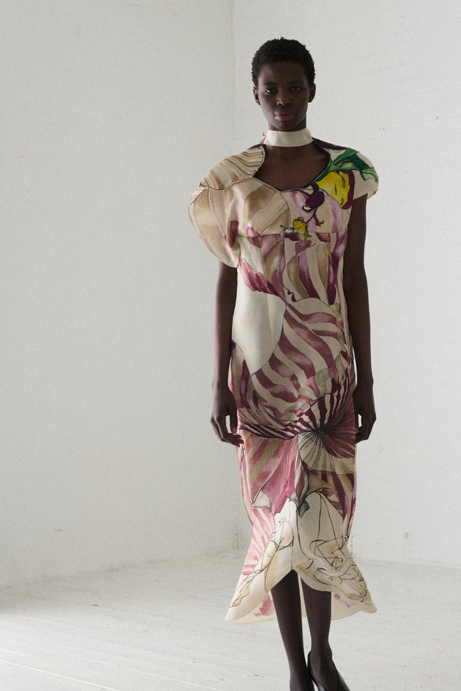 SS 2008 Prada Silk Dress - Desert Vintage