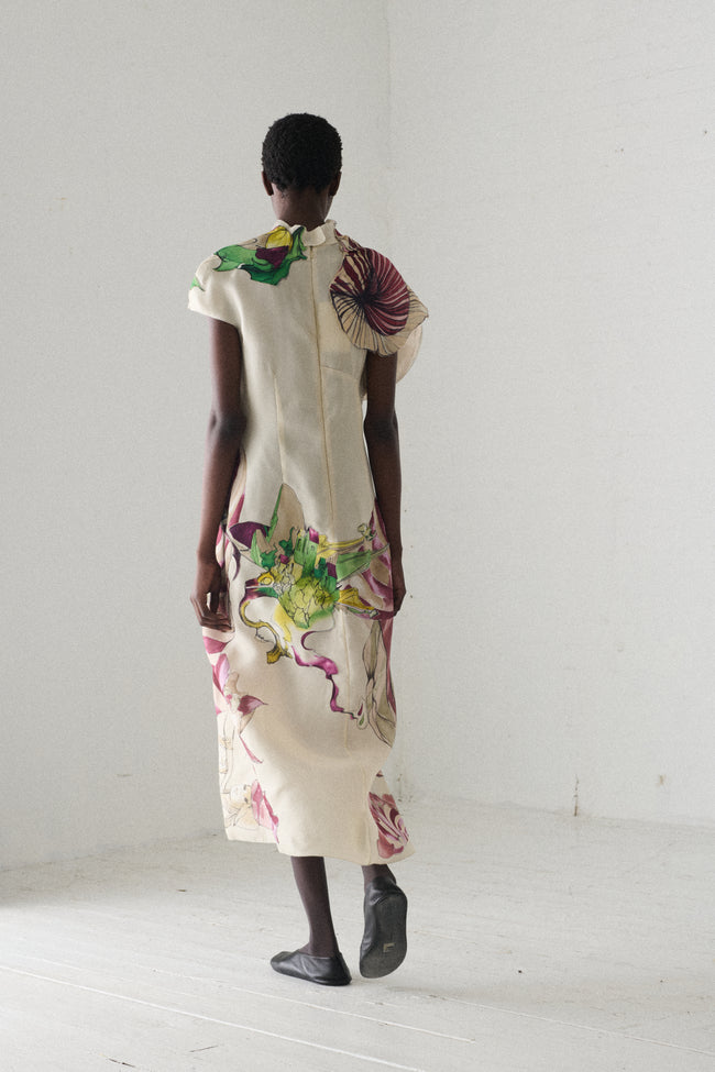 prada beach dress Prada Slubbed Toile Sleeveless Dress