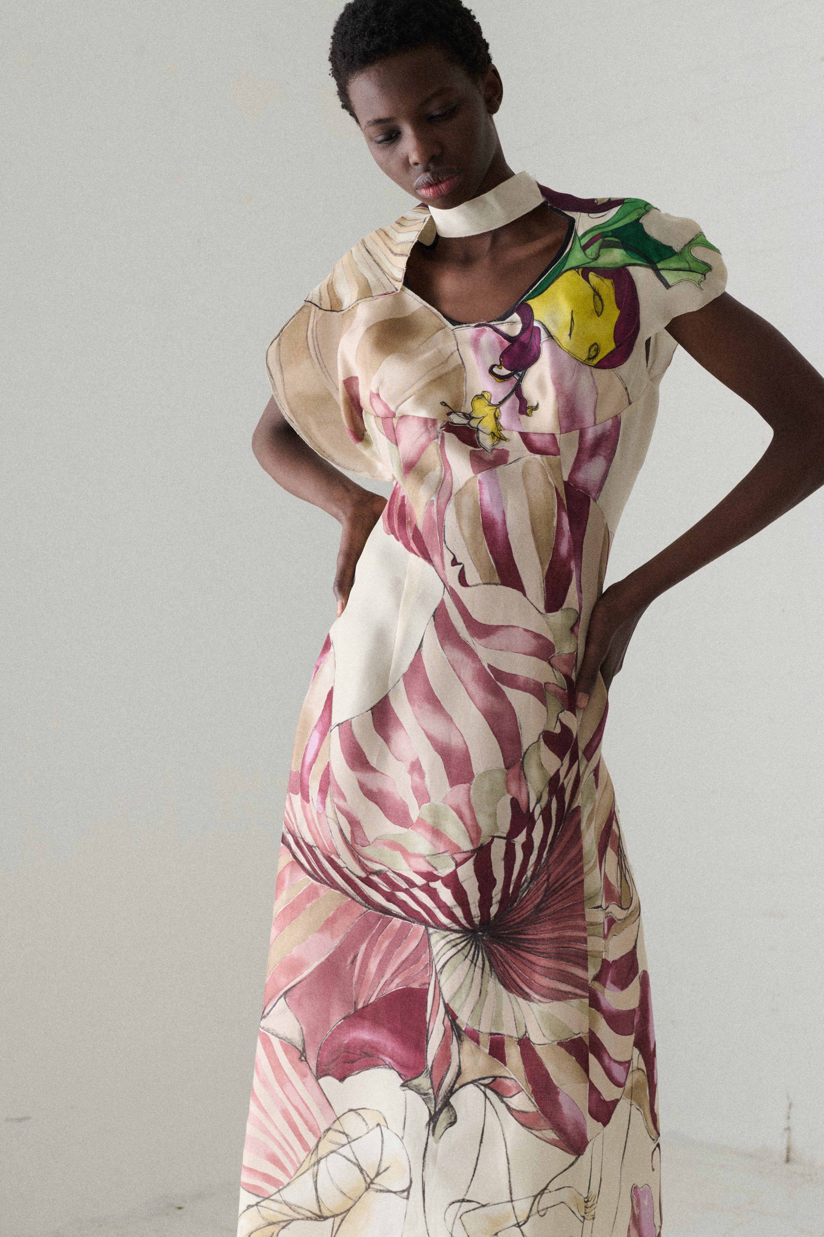 SS 2008 Prada Silk Dress - Desert Vintage SS 2008 Prada Silk Dress - Desert Vintage