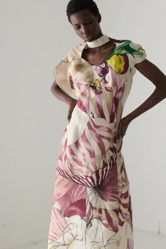 SS 2008 Prada Silk Dress - Desert Vintage