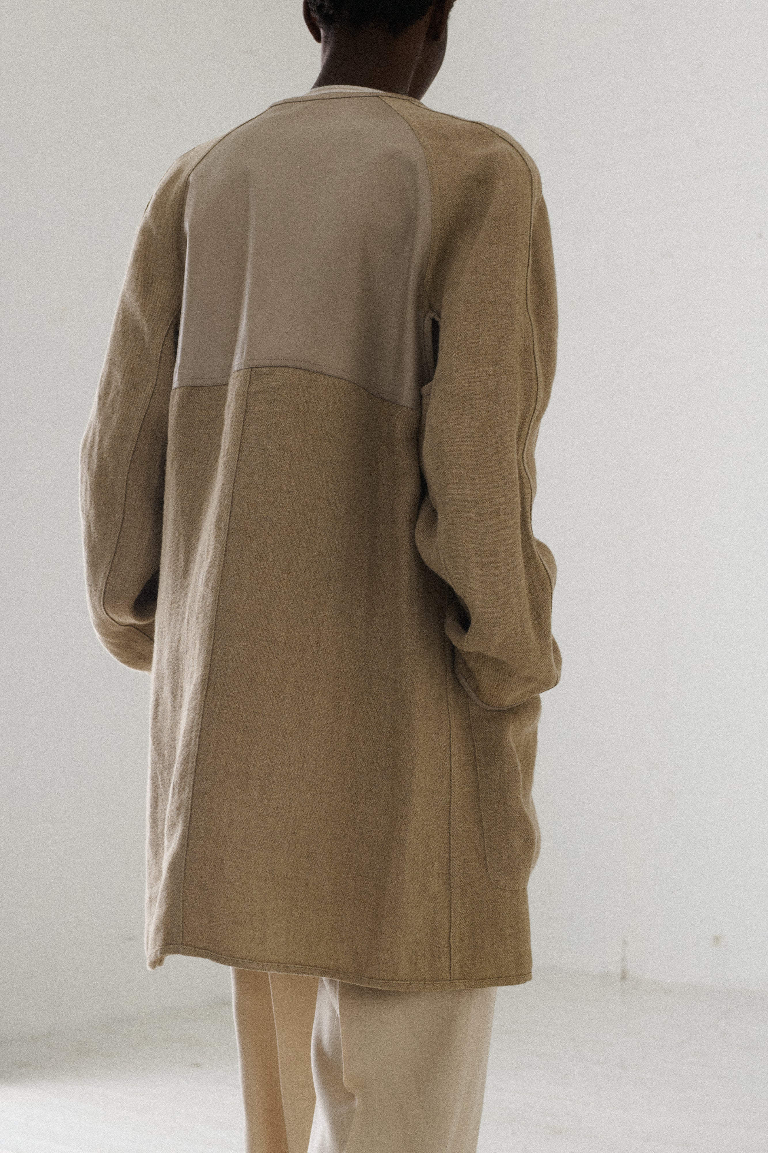 Margiela era Hermès Linen Duster - Desert Vintage
