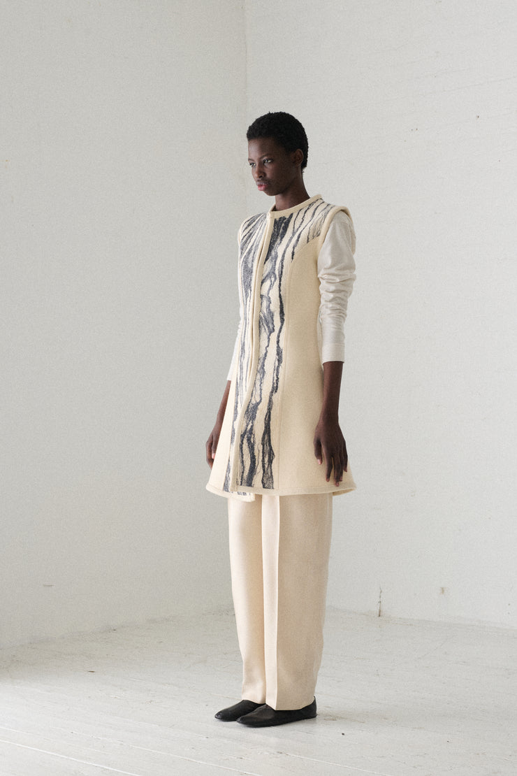 Annette Frye Felted Wool Vest - Desert Vintage