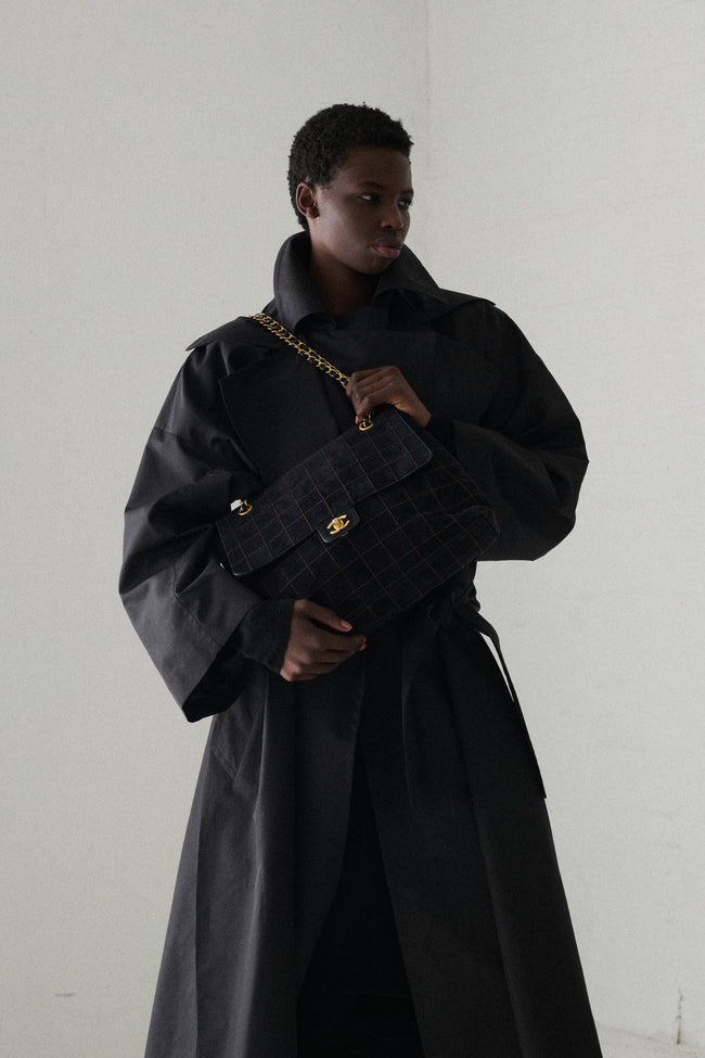 Chanel Quilted Suede Bag - Desert Vintage