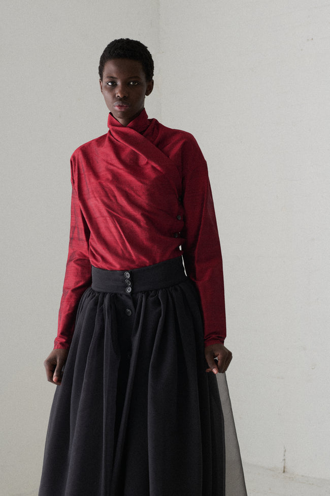 Callaghan Raw Silk Blouse - Desert Vintage