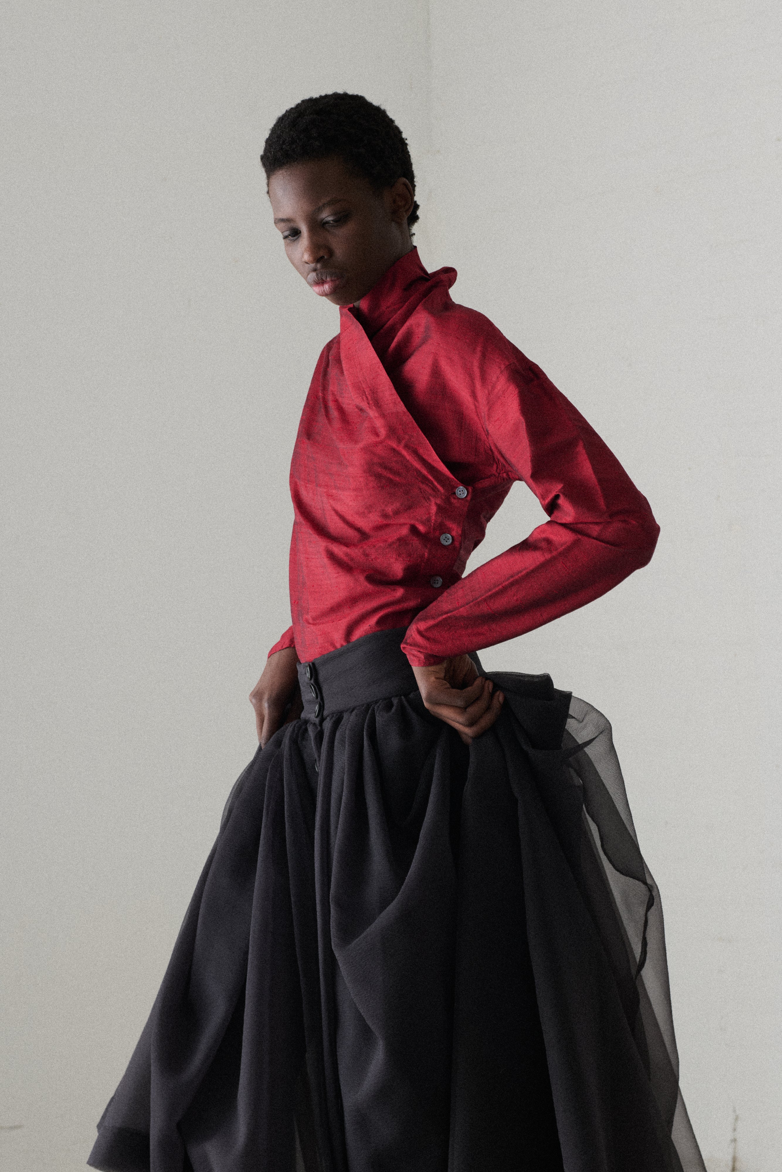 Callaghan Raw Silk Blouse - Desert Vintage