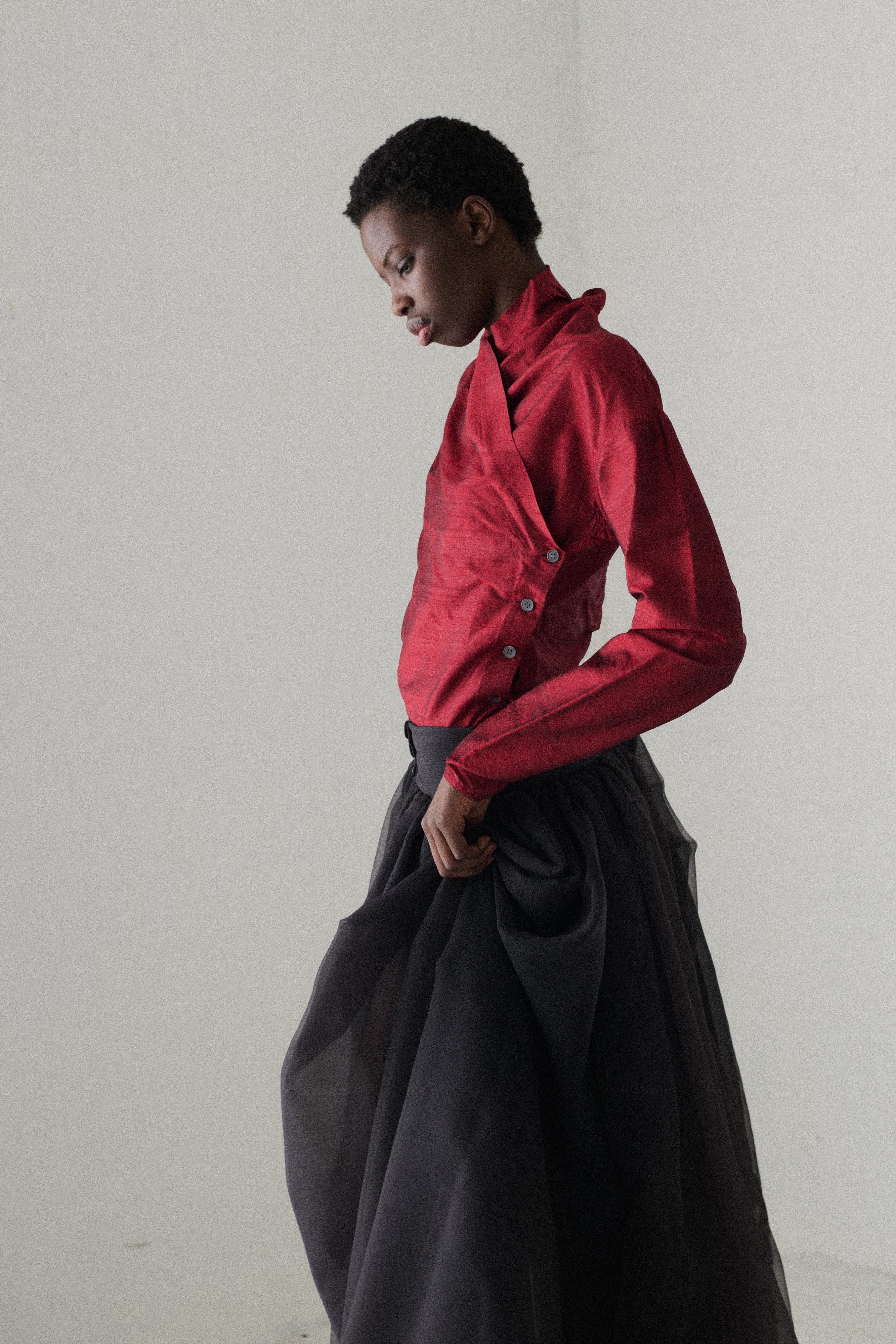 Callaghan Raw Silk Blouse - Desert Vintage