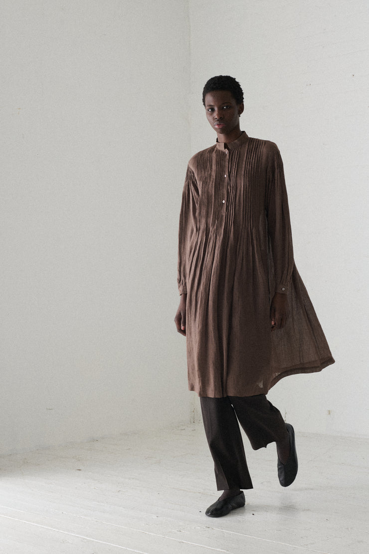 1970s Issey Miyake Pintuck Linen Tunic - Desert Vintage