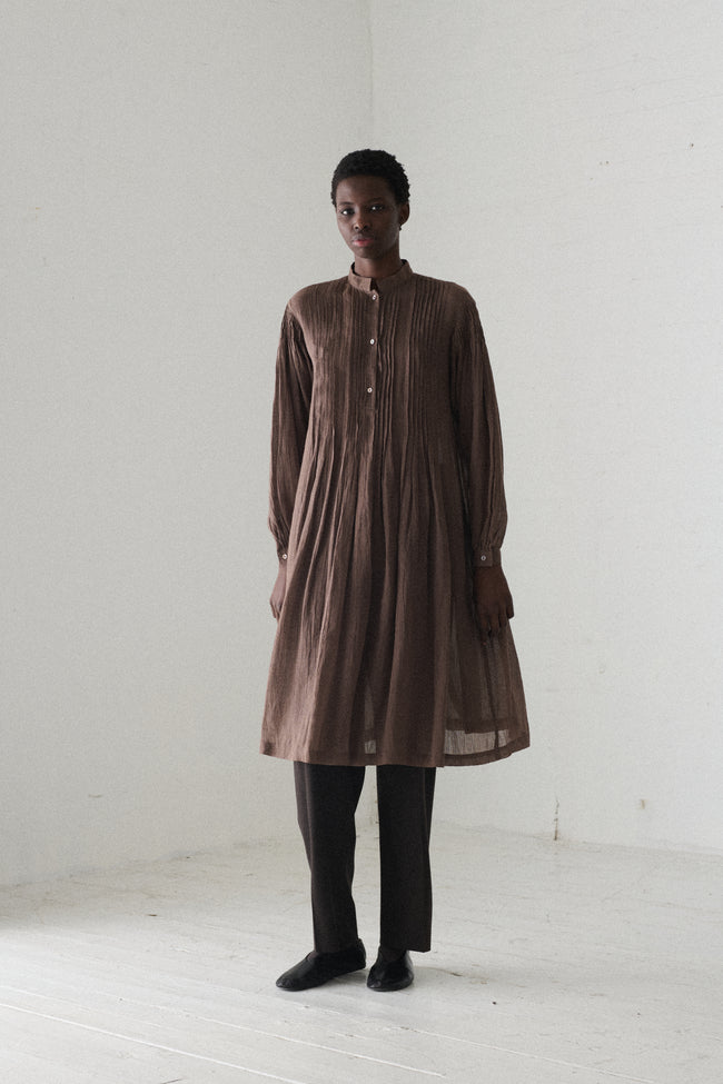 1970s Issey Miyake Pintuck Linen Tunic - Desert Vintage