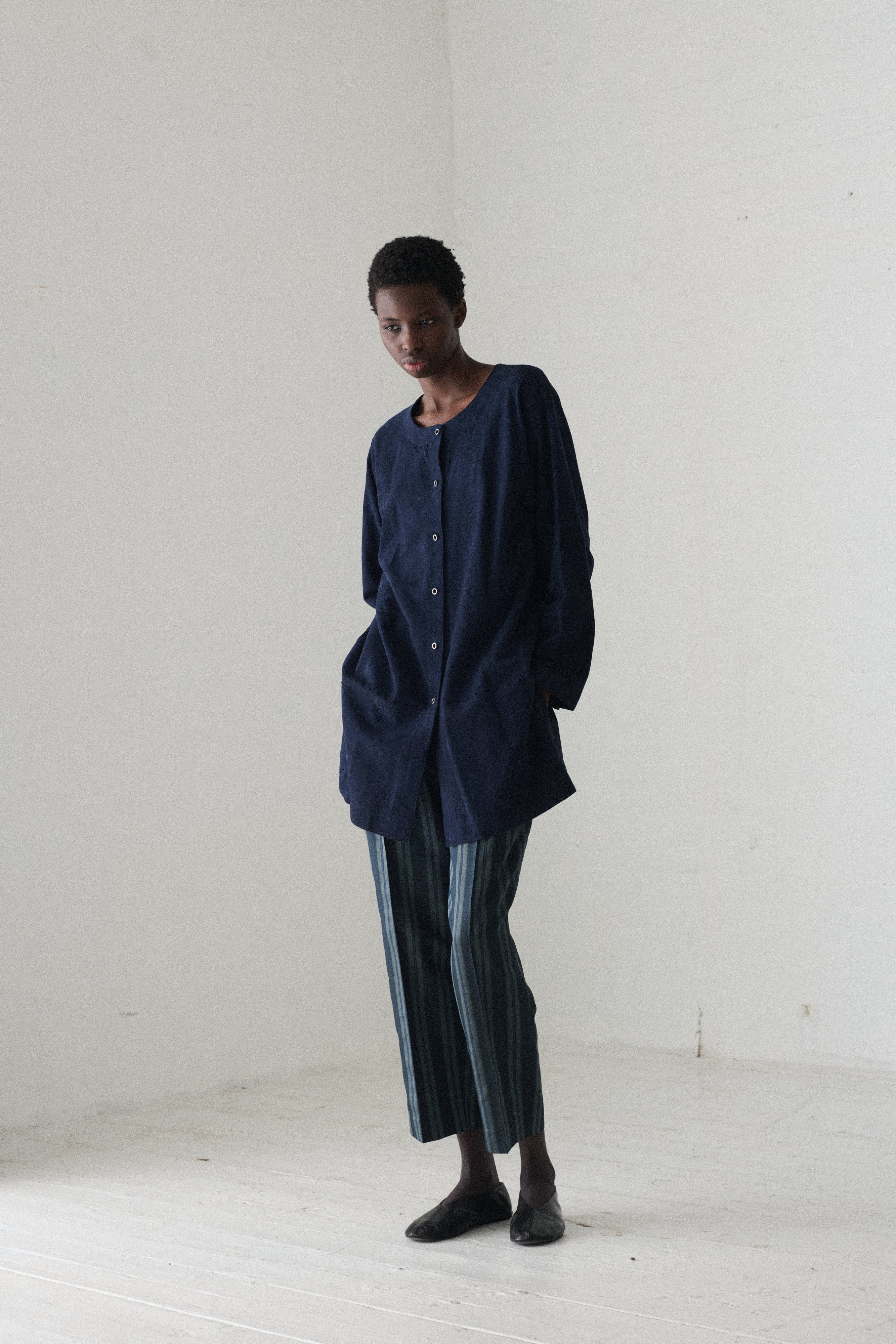 1989 Romeo Gigli Silk Stripe Trousers - Desert Vintage